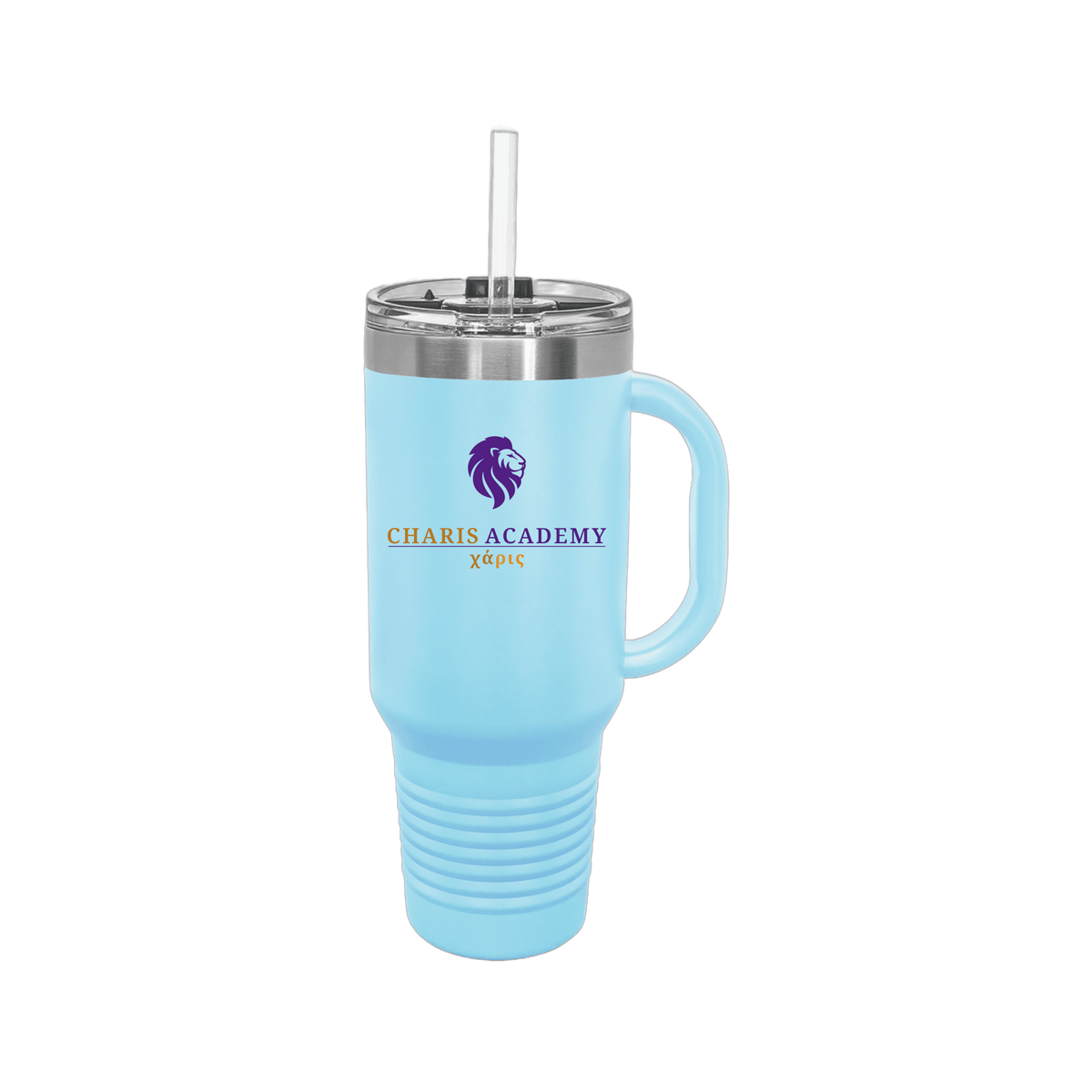 cahazleton-travel-mug-40oz-uv-drinkwarefront-40ozTravelMug-lightblue-flat-front