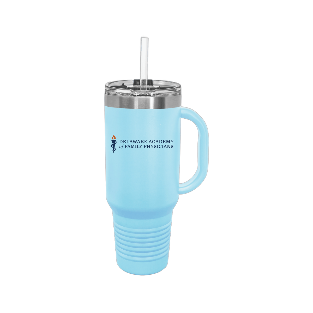 delfamdoc-travel-mug-40oz-uv-drinkwarefront-40ozTravelMug-lightblue-flat-front