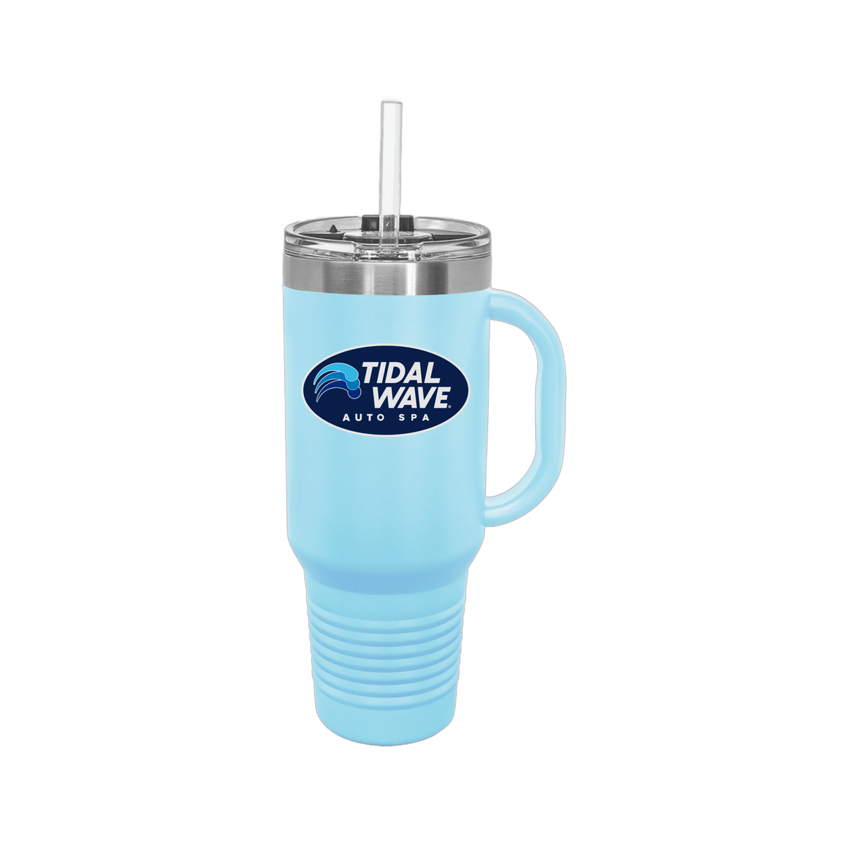 tidalwaveautospa-travel-mug-40oz-uv-drinkwarefront-40ozTravelMug-lightblue-flat-front