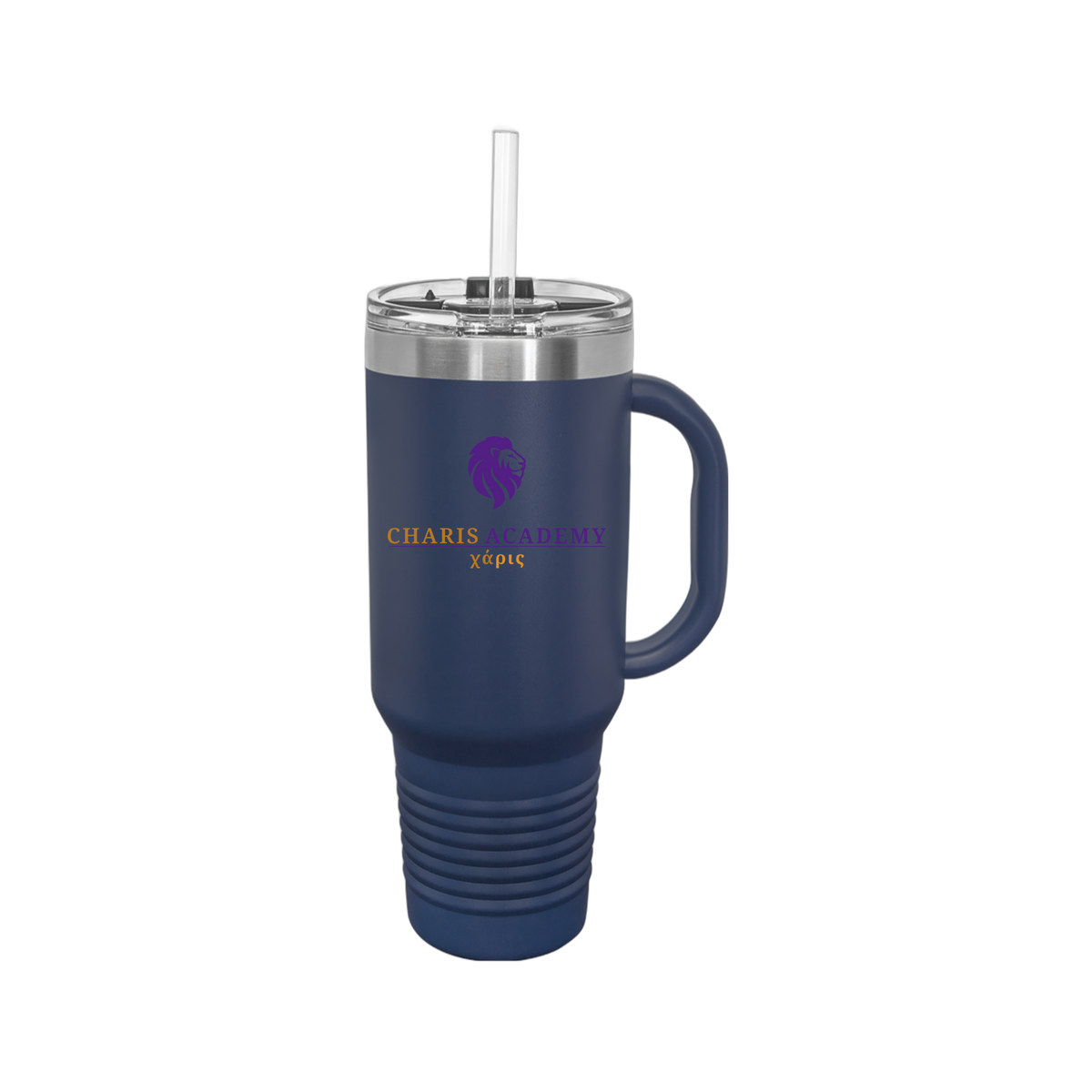 cahazleton-travel-mug-40oz-uv-drinkwarefront-40ozTravelMug-navyblue-flat-front