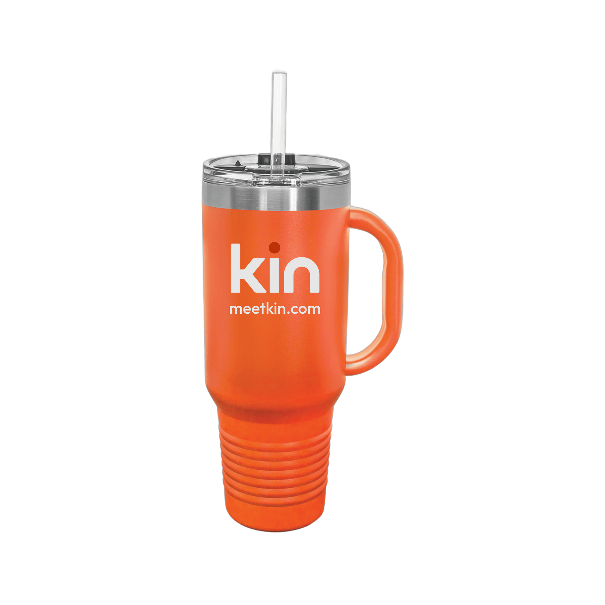 kin-travel-mug-40oz-uv-drinkwarefront-40ozTravelMug-orange-flat-front