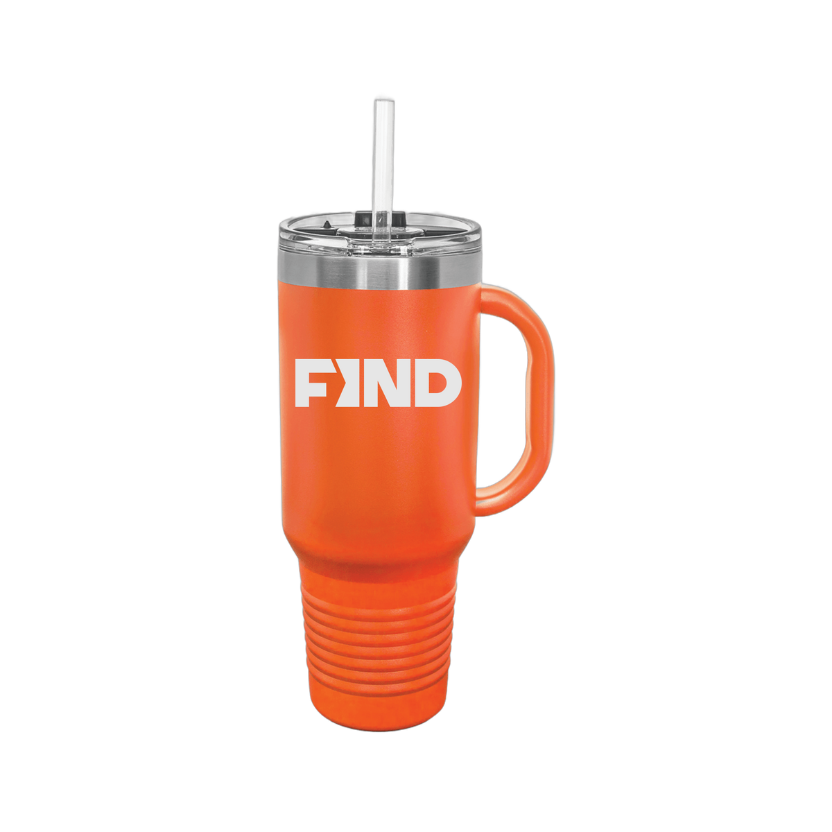 findrealestate-travel-mug-40oz-uv-drinkwarefront-40ozTravelMug-orange-flat-front