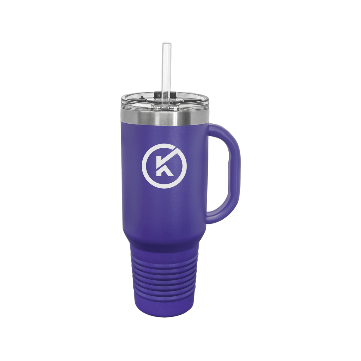 kitmanlabs-travel-mug-40oz-uv-drinkwarefront-40ozTravelMug-purple-flat-front