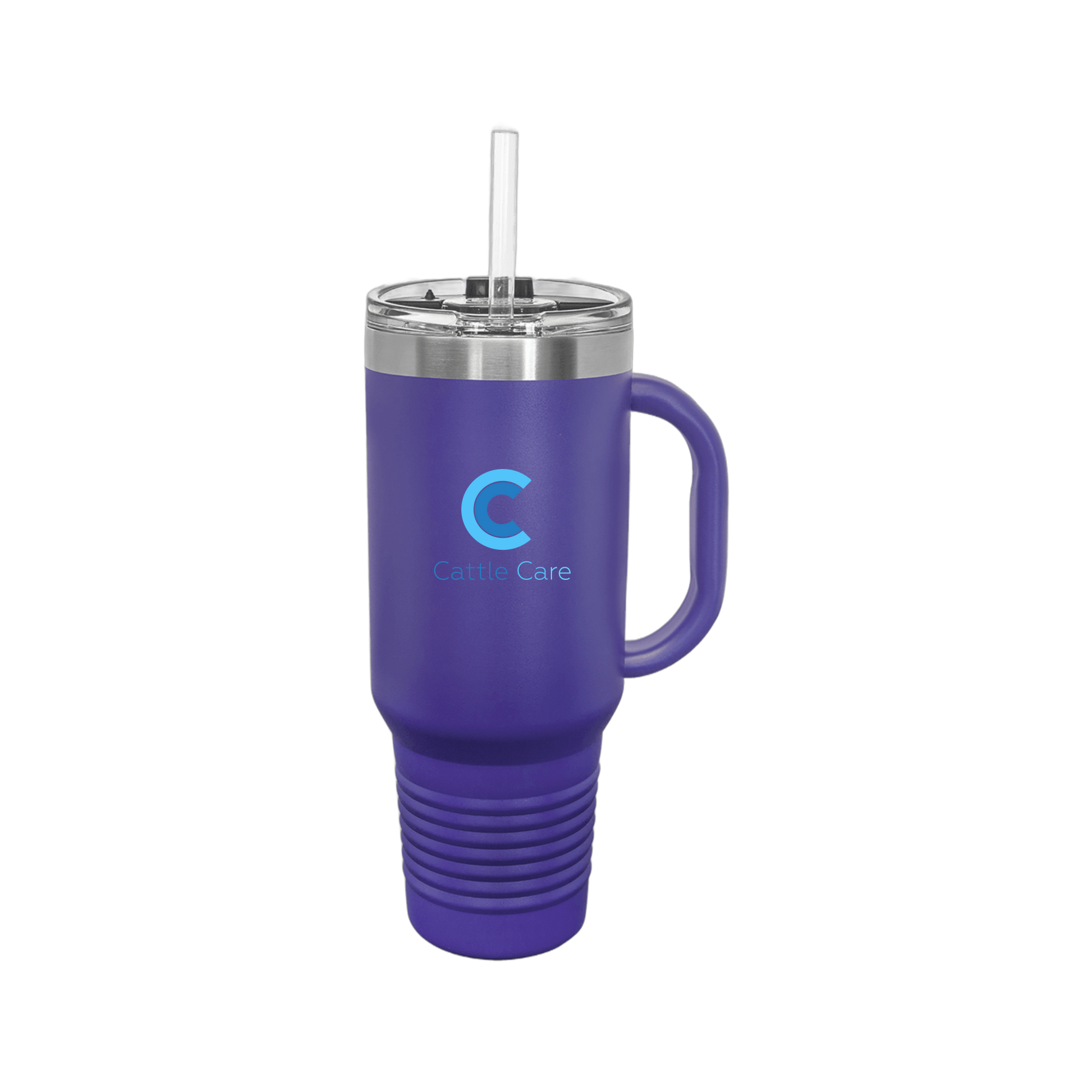 cattle-care-travel-mug-40oz-uv-drinkwarefront-40ozTravelMug-purple-flat-front