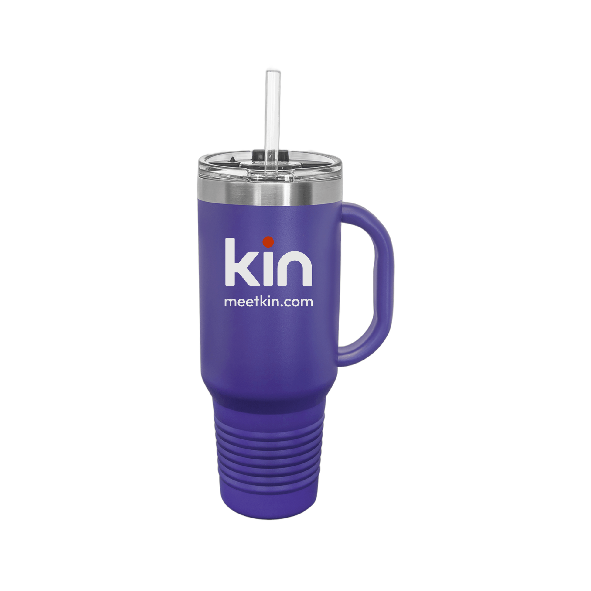 kin-travel-mug-40oz-uv-drinkwarefront-40ozTravelMug-purple-flat-front