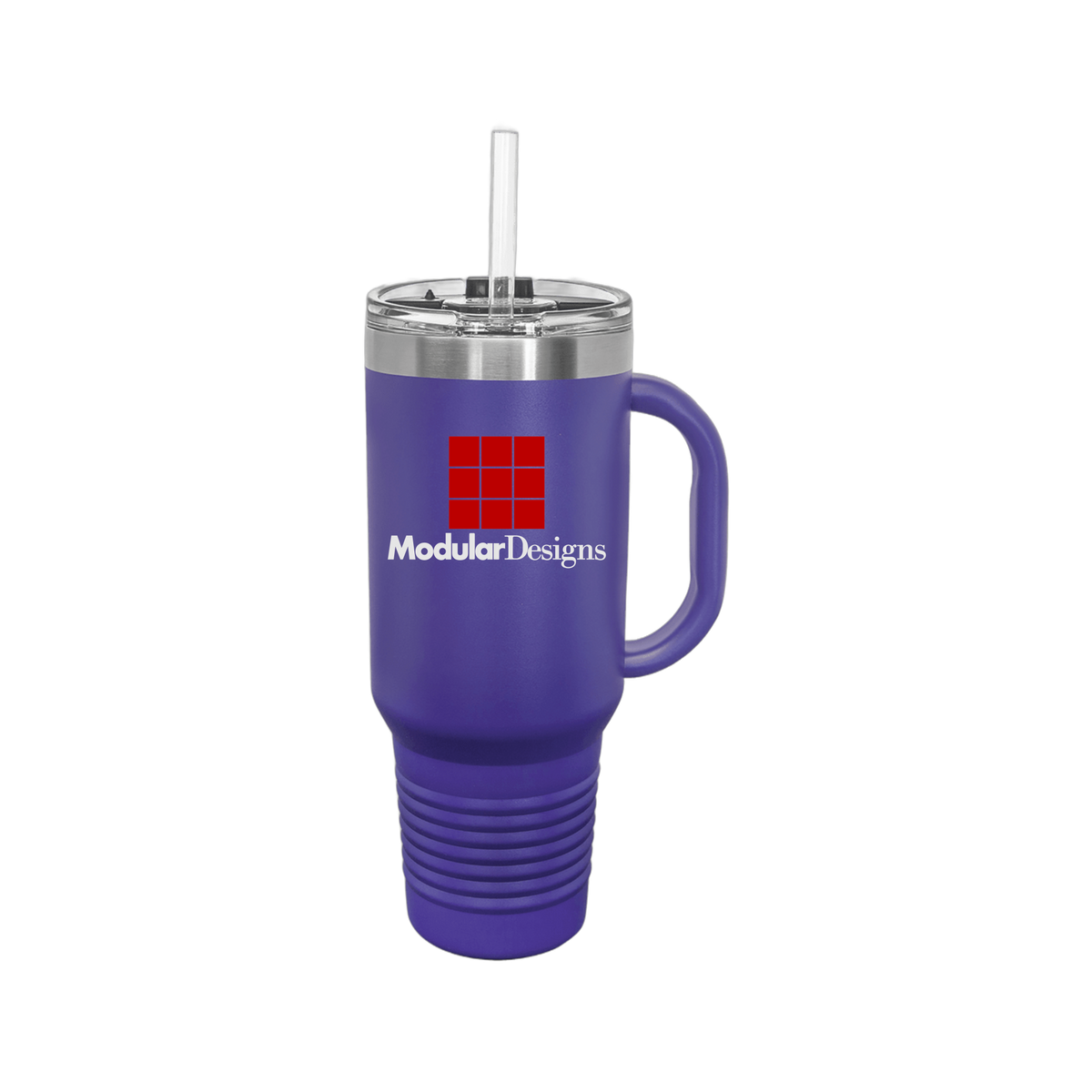 modulardesignsflooring-travel-mug-40oz-uv-drinkwarefront-40ozTravelMug-purple-flat-front