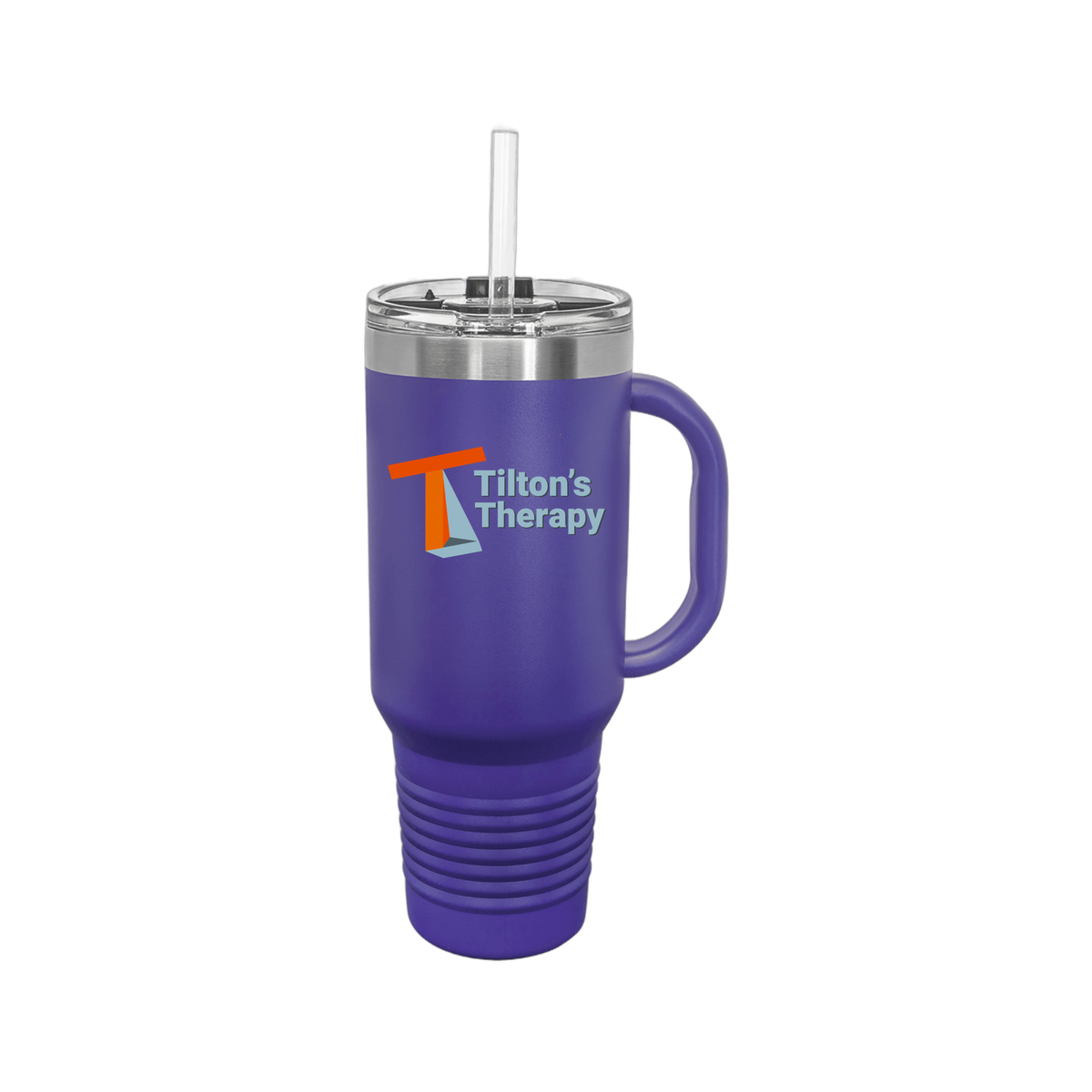 tiltonstherapy-travel-mug-40oz-uv-drinkwarefront-40ozTravelMug-purple-flat-front