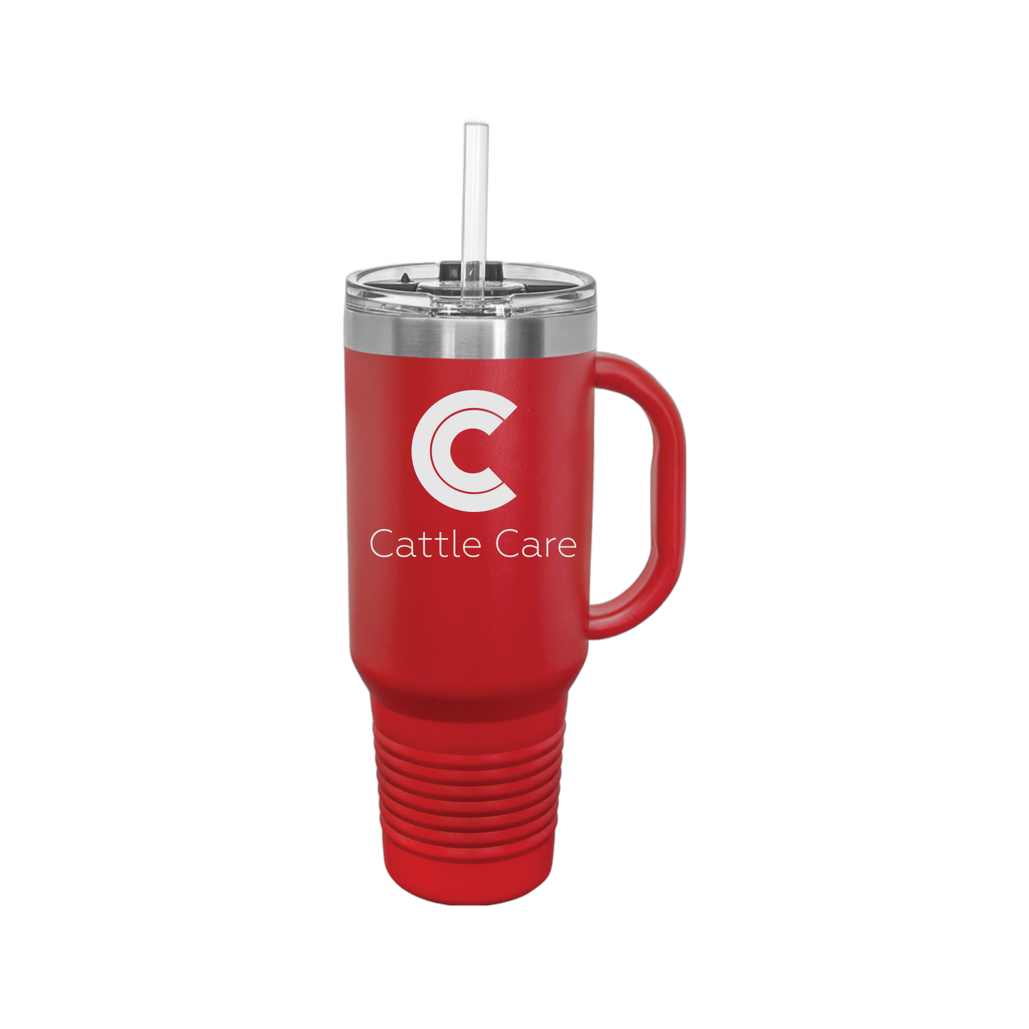 cattle-care-travel-mug-40oz-uv-drinkwarefront-40ozTravelMug-red-flat-front