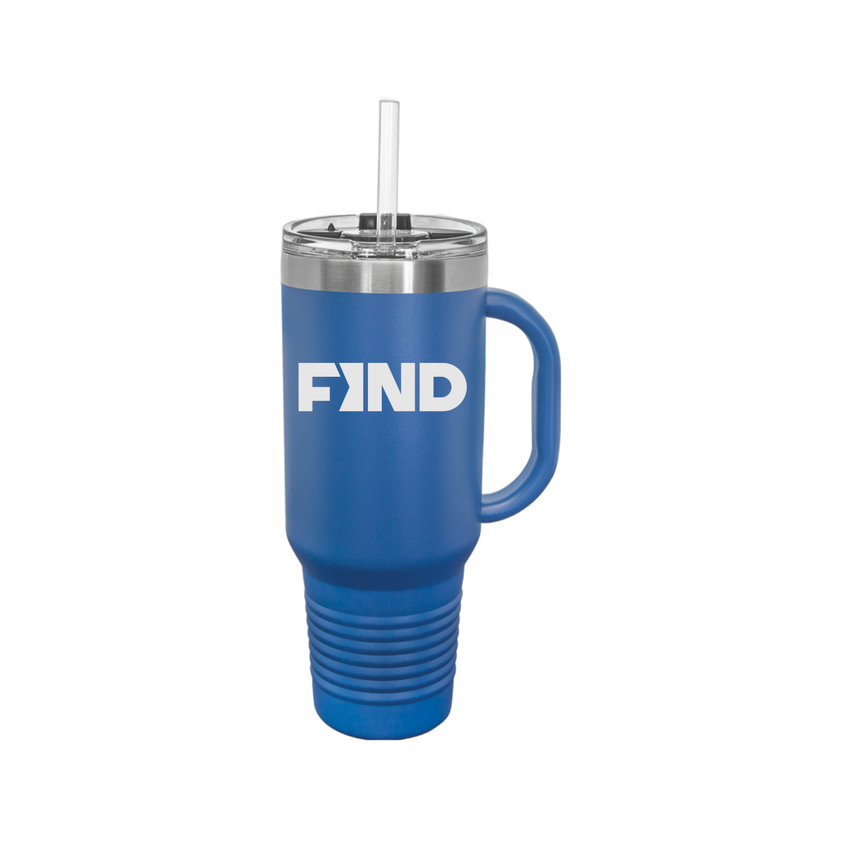 findrealestate-travel-mug-40oz-uv-drinkwarefront-40ozTravelMug-royalblue-flat-front