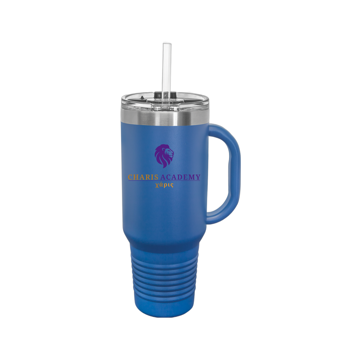 cahazleton-travel-mug-40oz-uv-drinkwarefront-40ozTravelMug-royalblue-flat-front