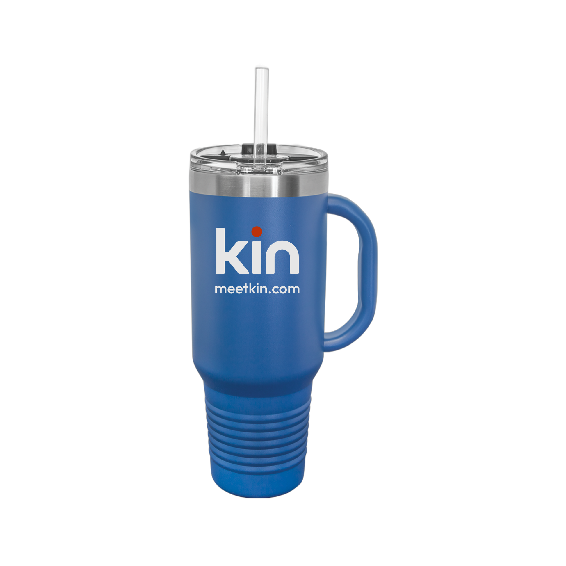 kin-travel-mug-40oz-uv-drinkwarefront-40ozTravelMug-royalblue-flat-front