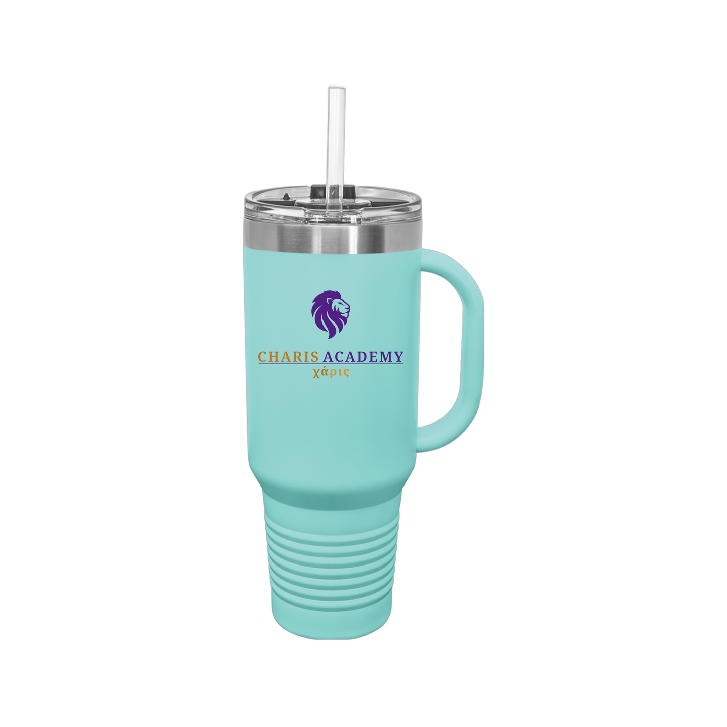 cahazleton-travel-mug-40oz-uv-drinkwarefront-40ozTravelMug-teal-flat-front