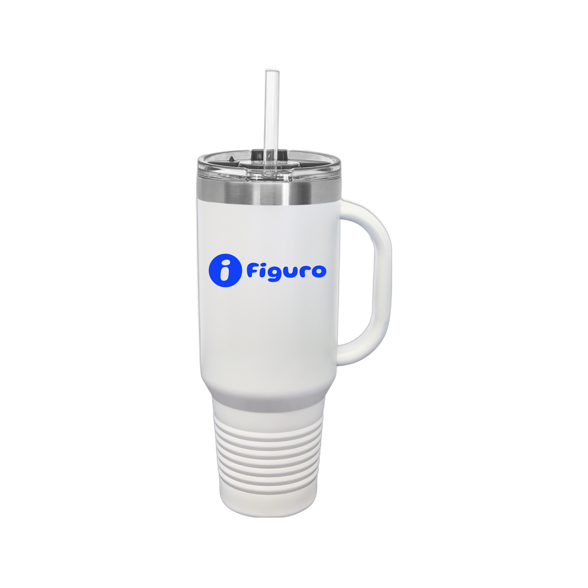 getfiguro-travel-mug-40oz-uv-drinkwarefront-40ozTravelMug-white-flat-front