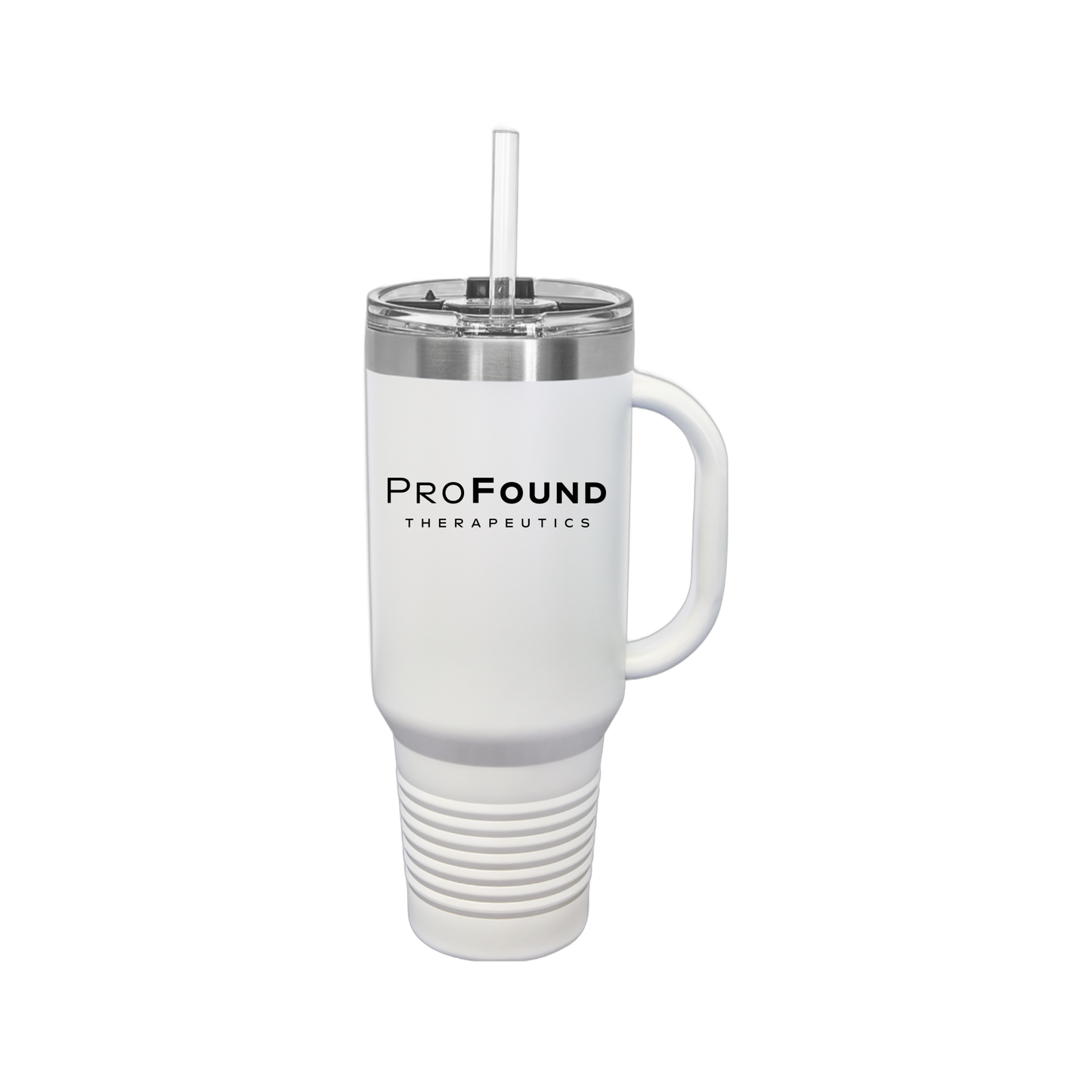 profoundtx-travel-mug-40oz-uv-drinkwarefront-40ozTravelMug-white-flat-front