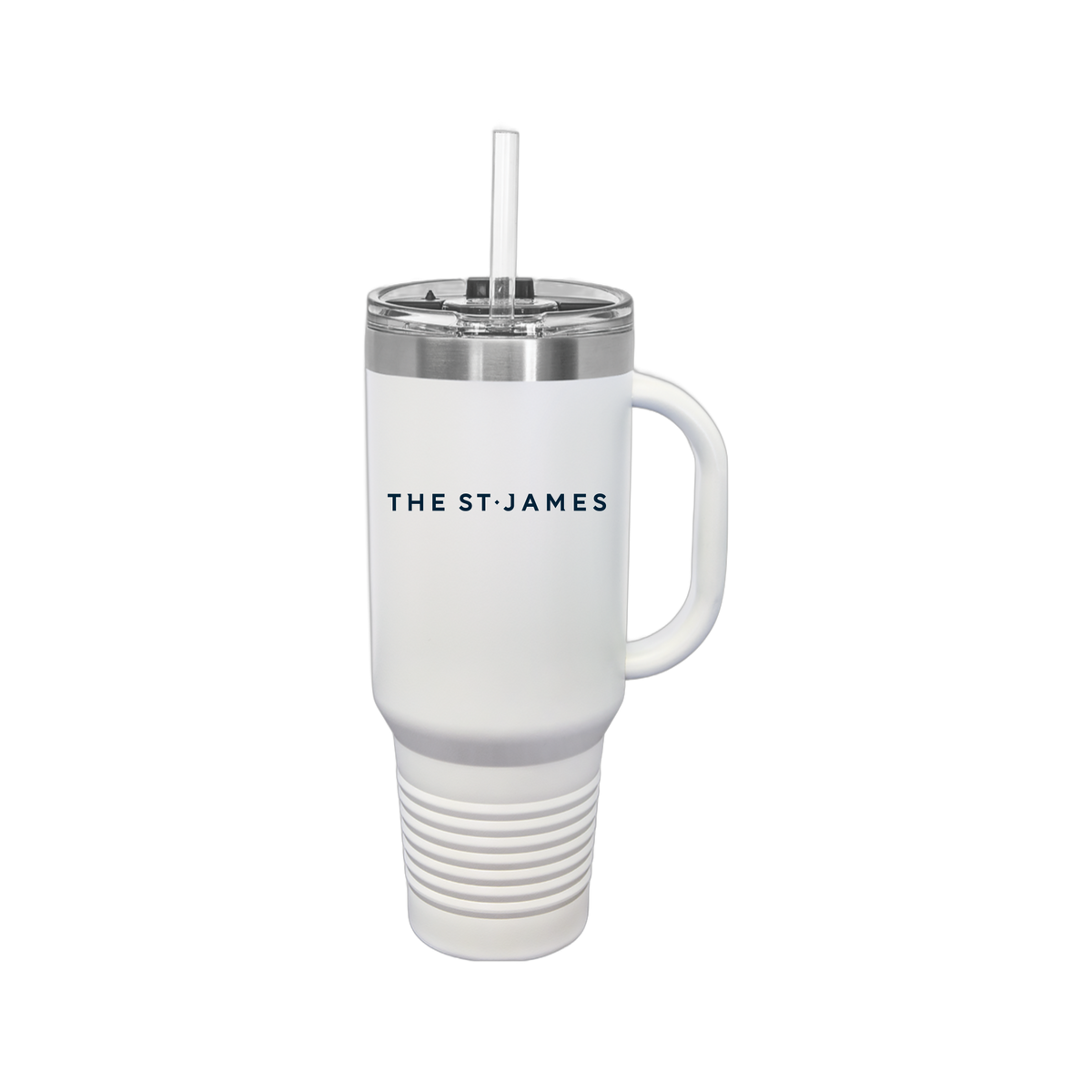 thestjames-travel-mug-40oz-uv-drinkwarefront-40ozTravelMug-white-flat-front