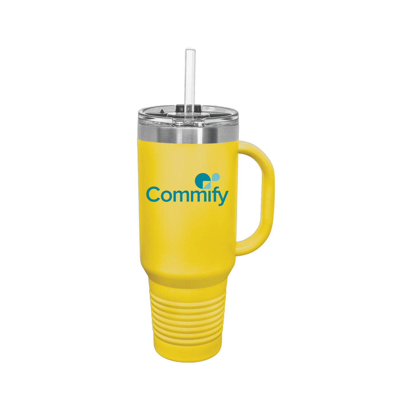 commify-travel-mug-40oz-uv-drinkwarefront-40ozTravelMug-yellow-flat-front