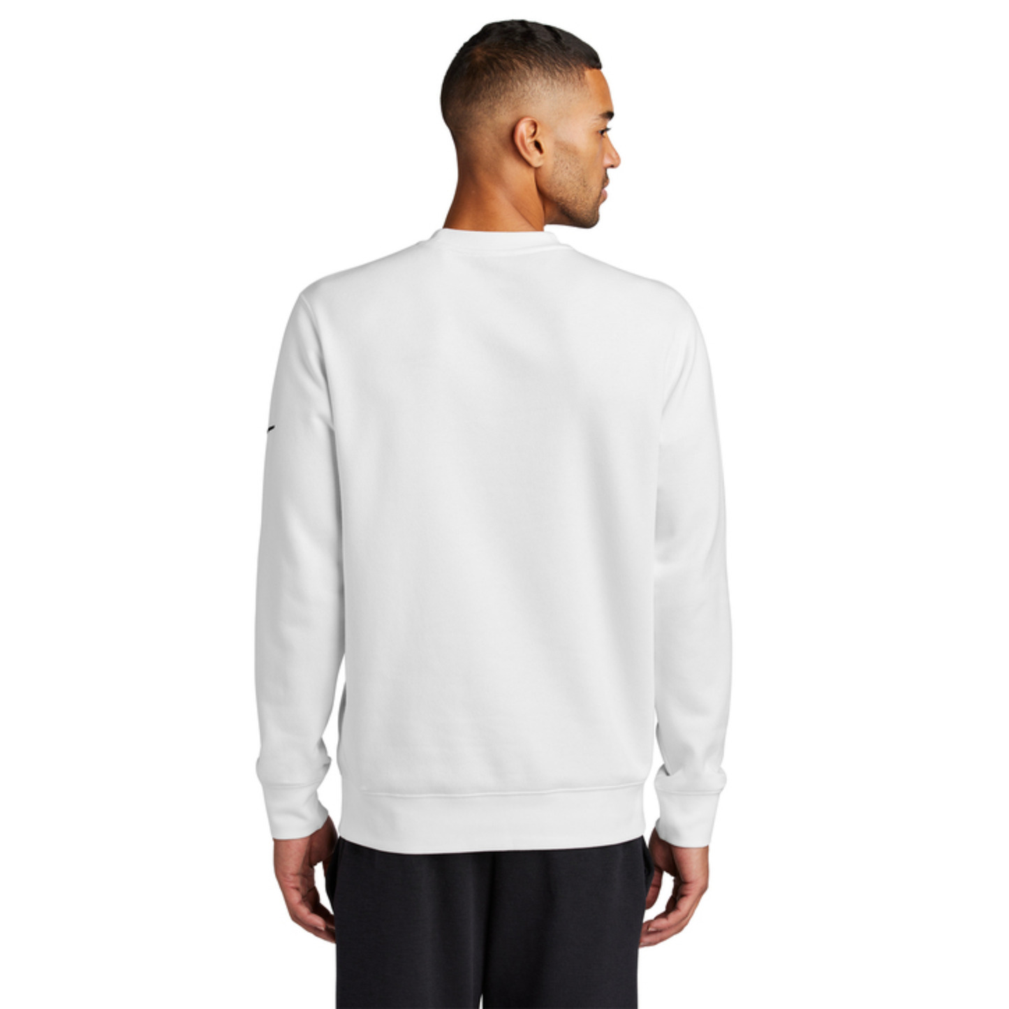 Nike Club Fleece Sleeve Swoosh Crew