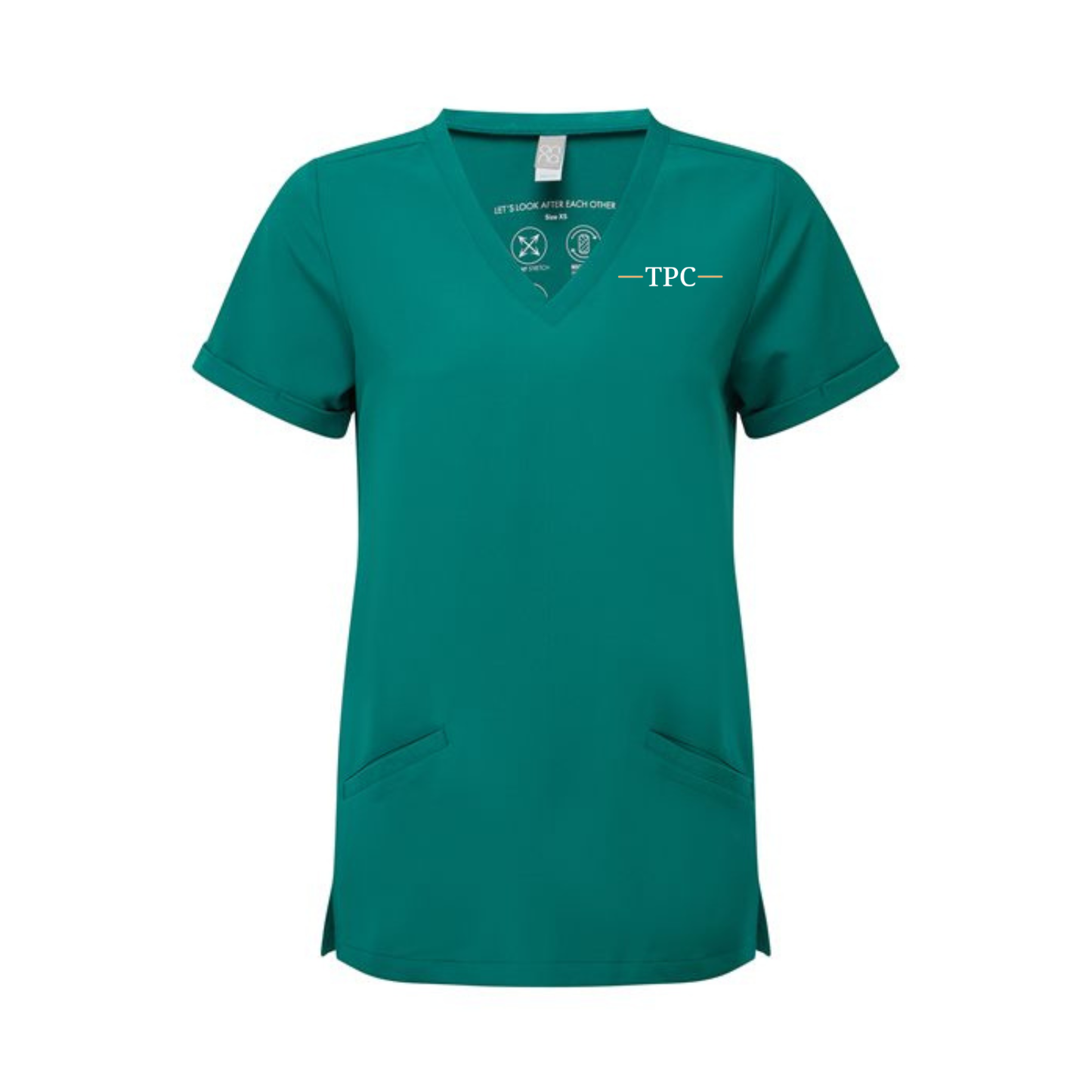 Women's Invincible V-Neck Stretch Scrub Top