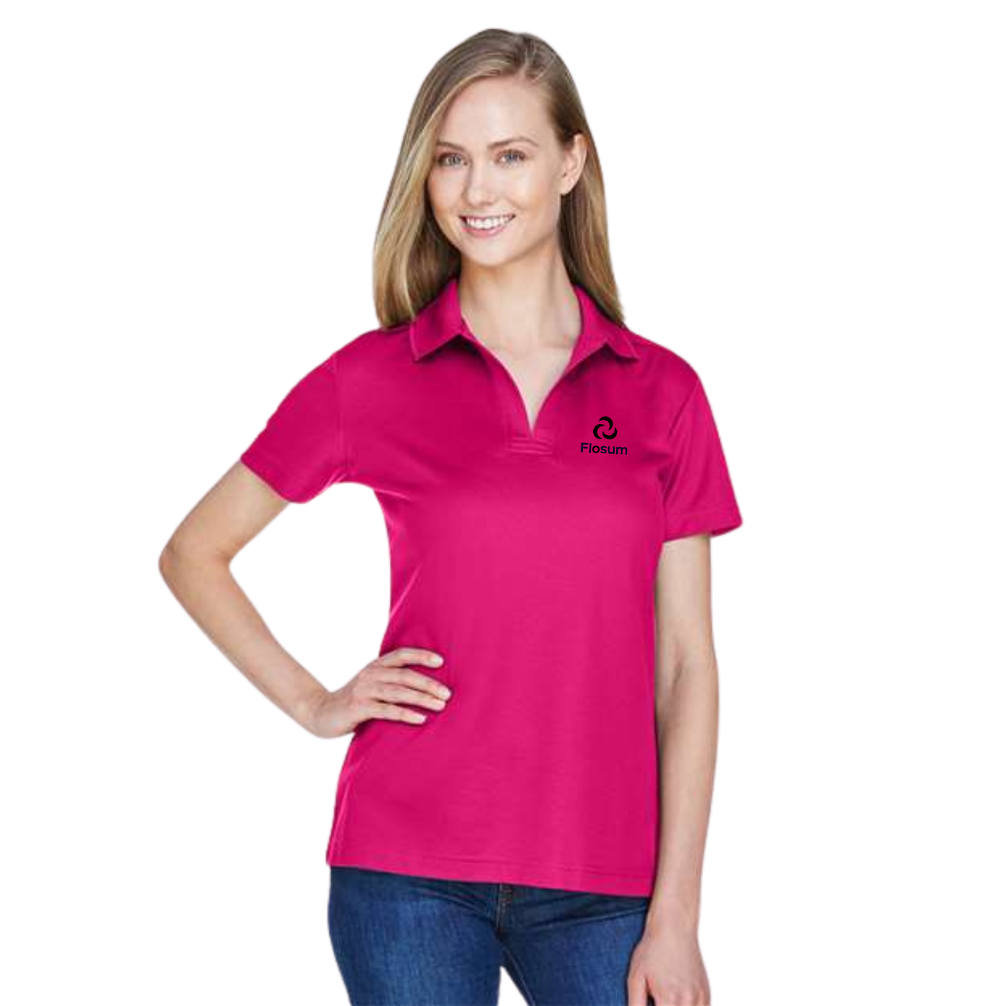 Women's CrownLux Performance® Plaited Polo