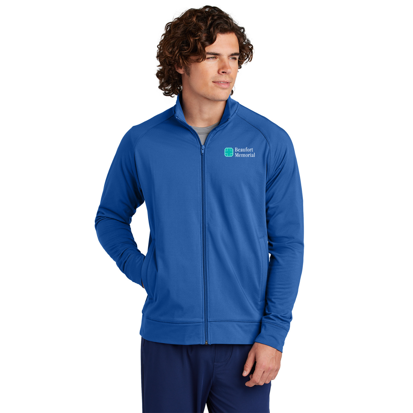 Sport-Tek® Sport-Wick® Stretch Full-Zip Cadet Jacket