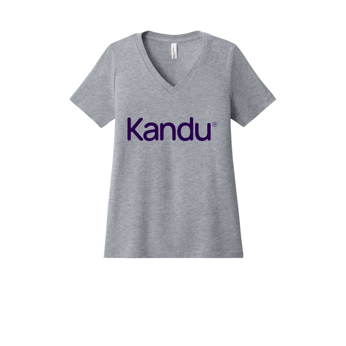 kandu-womens-relaxed-v-neck-tee-dtf-front-6405CVC-athleticheather-flat-front