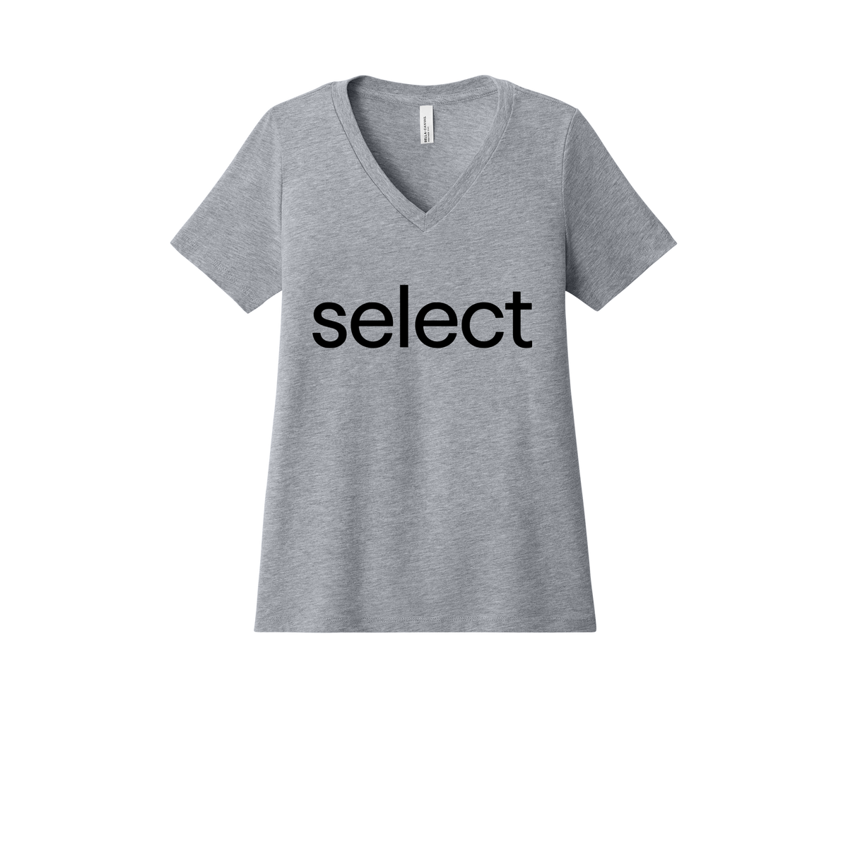 meetselect-womens-relaxed-v-neck-tee-dtf-front-6405CVC-athleticheather-flat-front
