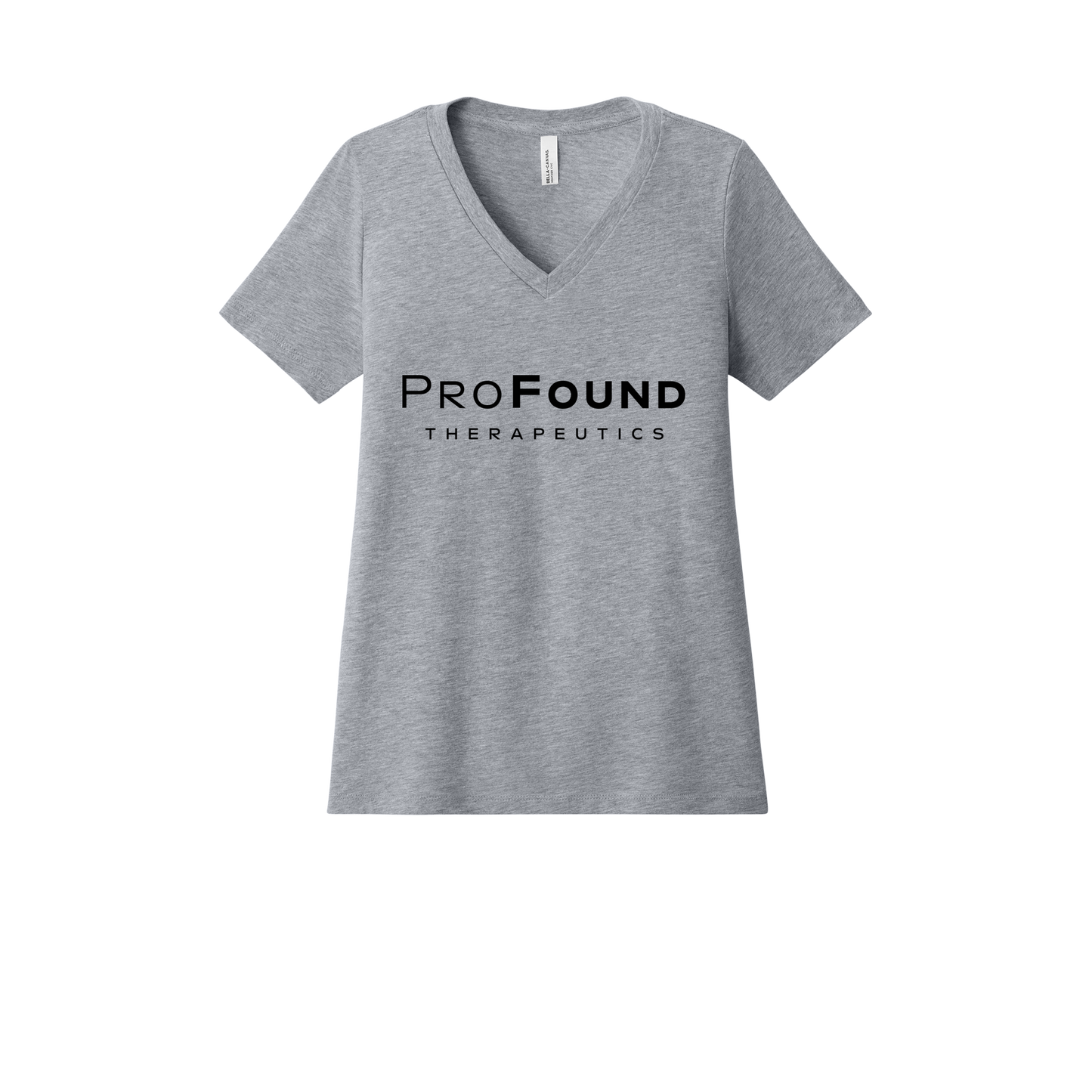 profoundtx-womens-relaxed-v-neck-tee-dtf-front-6405CVC-athleticheather-flat-front