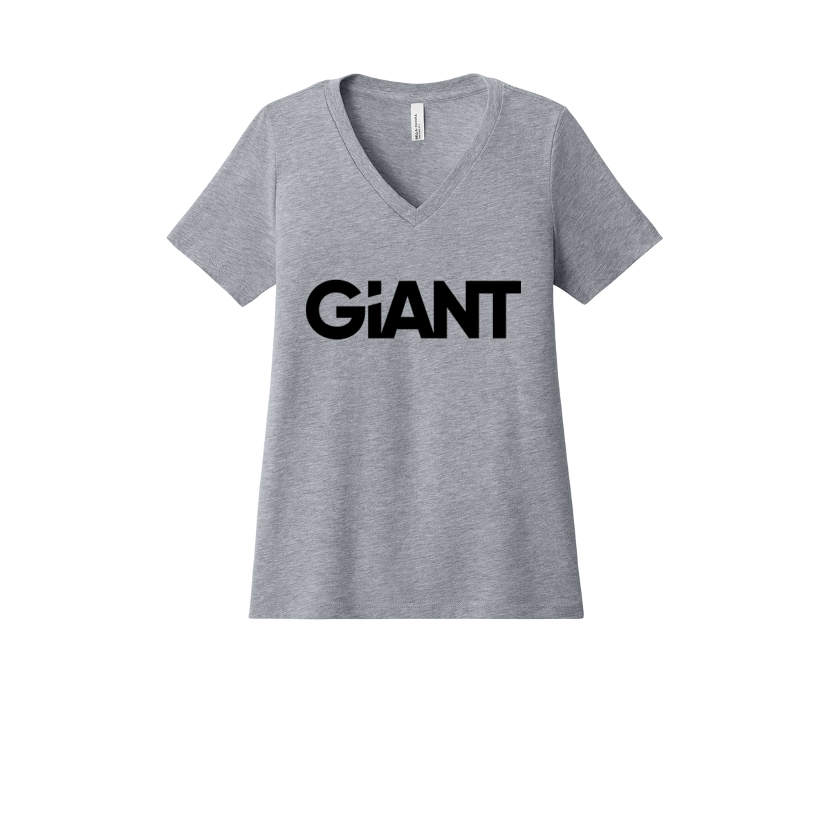 giantworldwide-womens-relaxed-v-neck-tee-dtf-front-6405CVC-athleticheather-flat-front