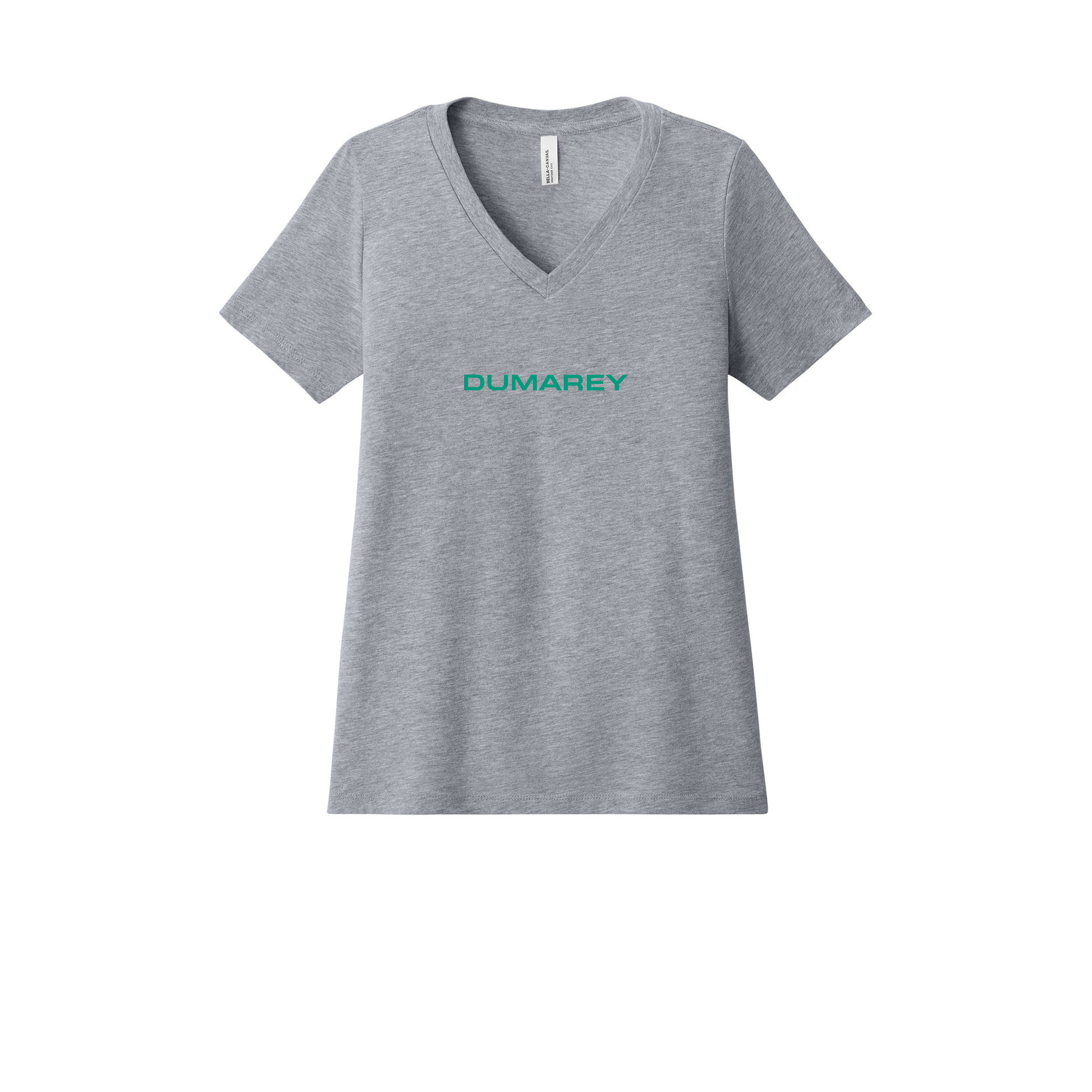 dumarey-womens-relaxed-v-neck-tee-dtf-front-6405CVC-athleticheather-flat-front