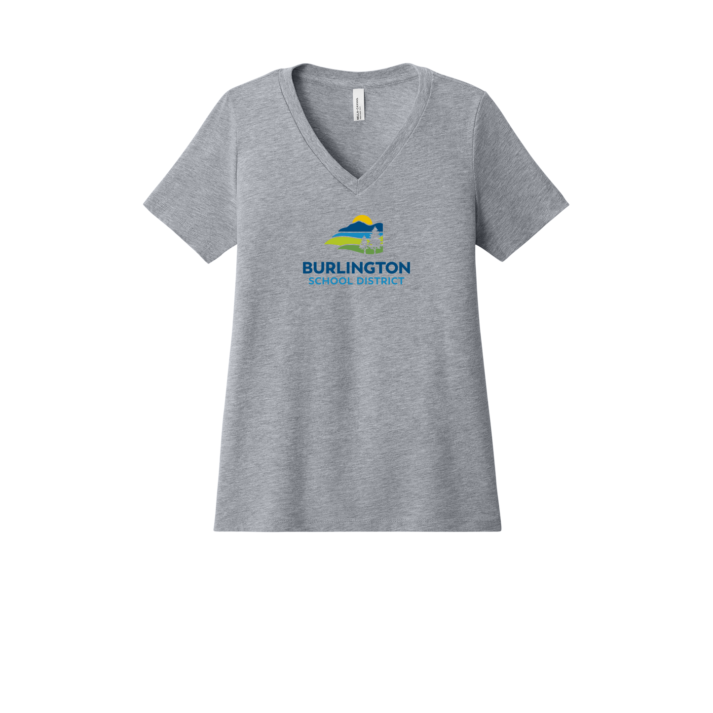 bsdvt-womens-relaxed-v-neck-tee-dtf-front-6405CVC-athleticheather-flat-front