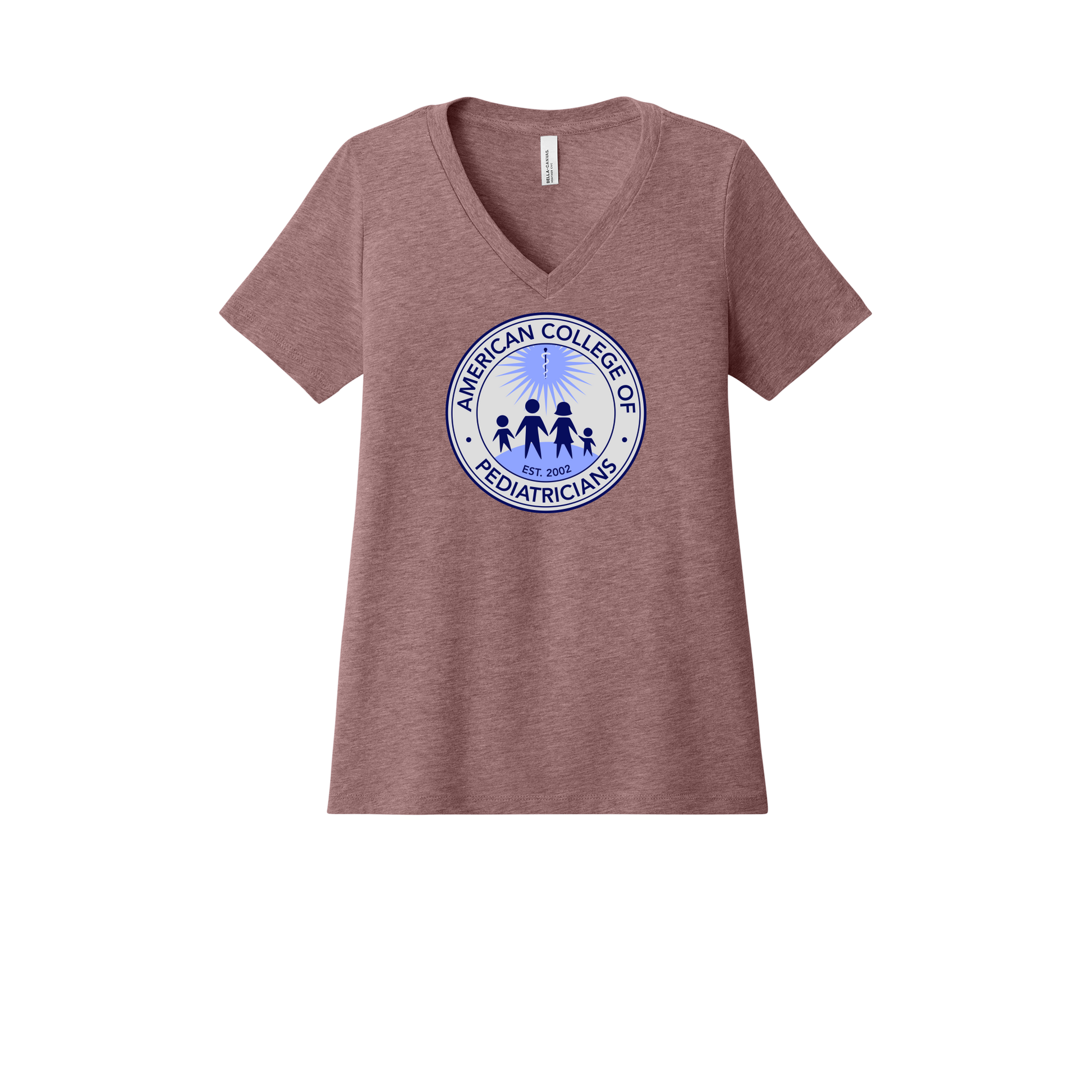acpeds-womens-relaxed-v-neck-tee-dtf-front-6405CVC-heathermauve-flat-front