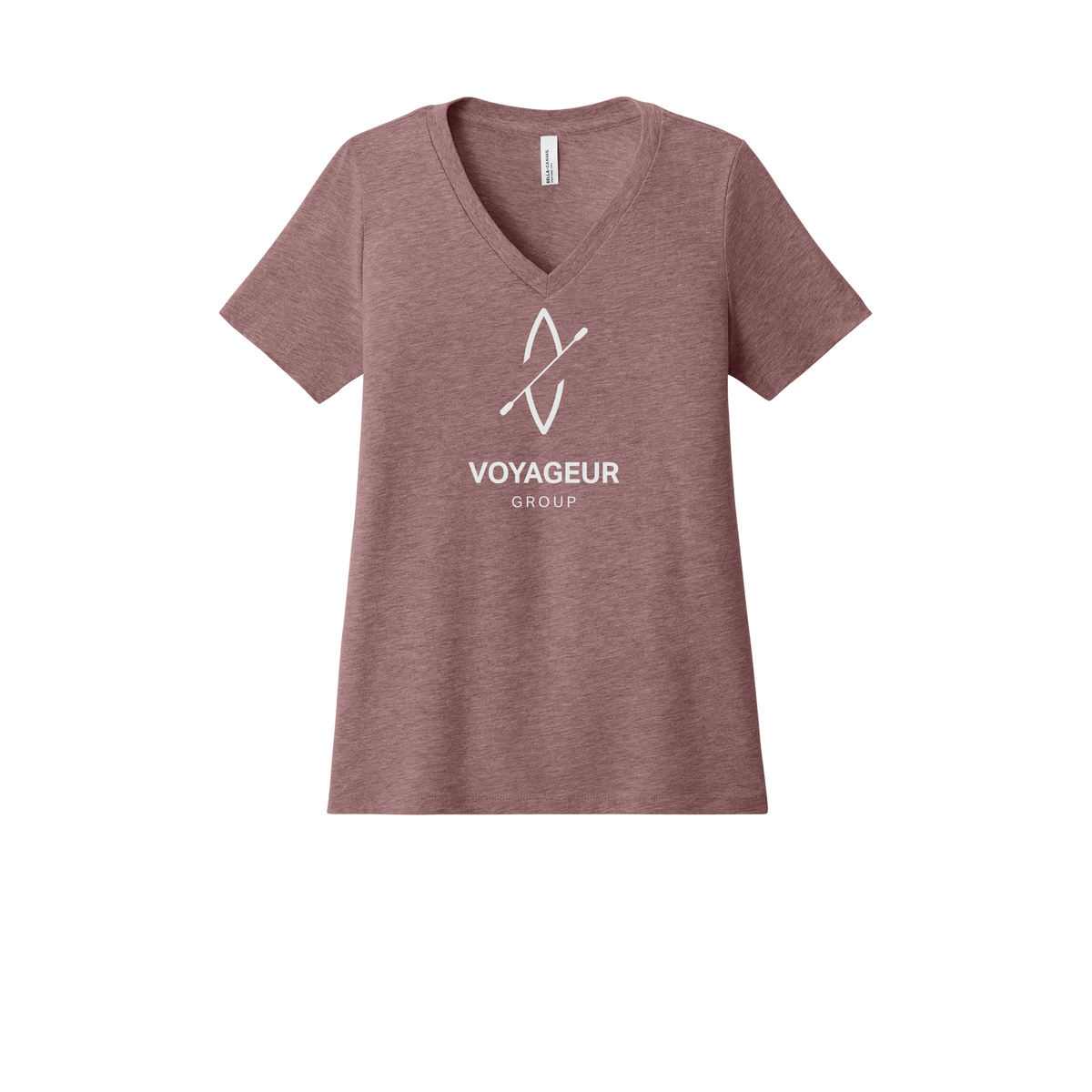 voyageurgroup-womens-relaxed-v-neck-tee-dtf-front-6405CVC-heathermauve-flat-front