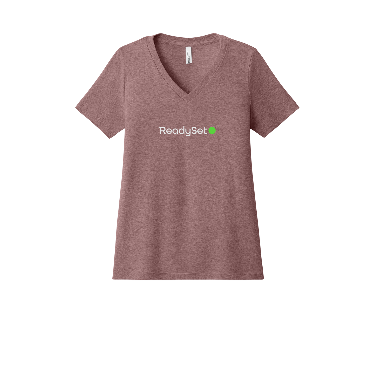 readysetsurgical-womens-relaxed-v-neck-tee-dtf-front-6405CVC-heathermauve-flat-front