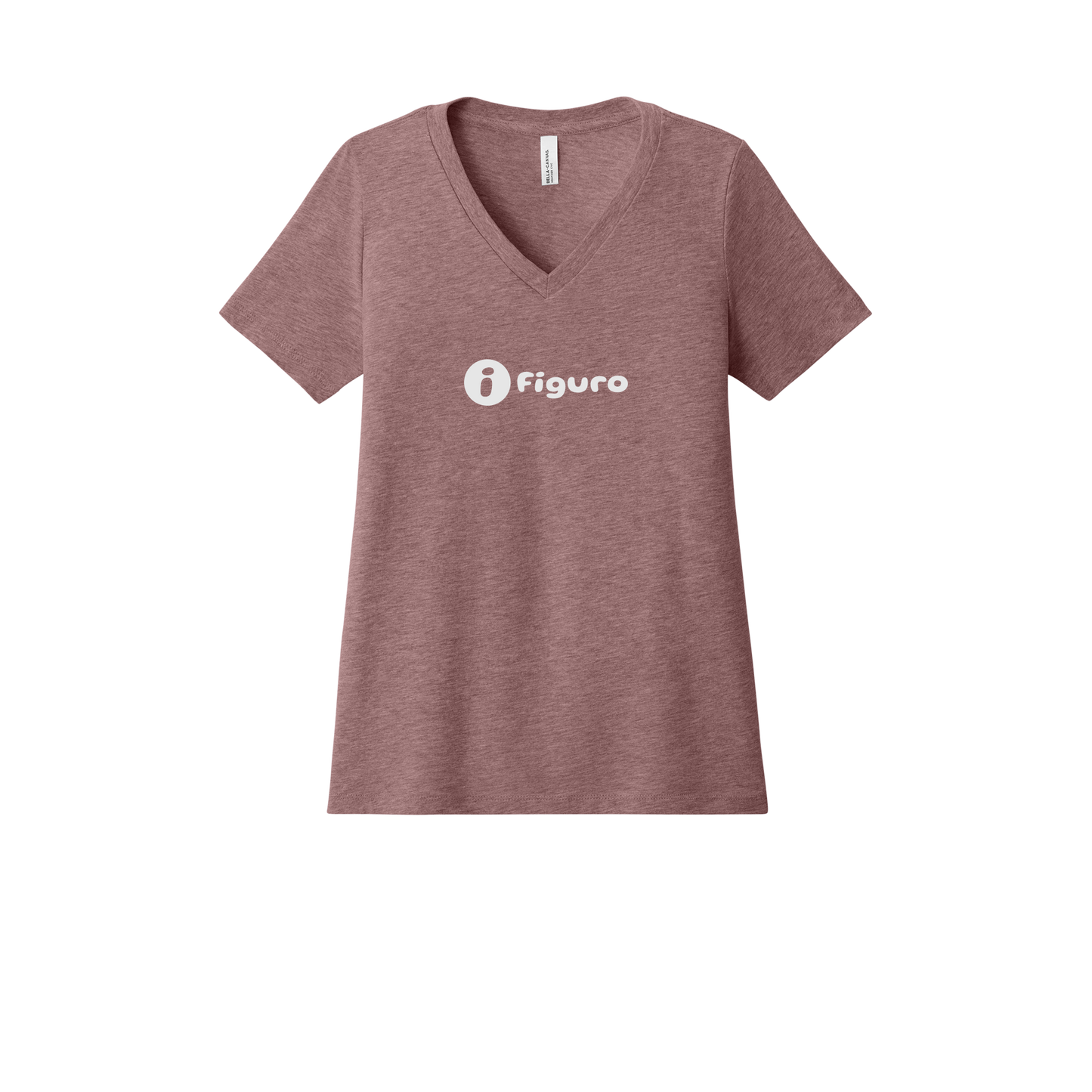 getfiguro-womens-relaxed-v-neck-tee-dtf-front-6405CVC-heathermauve-flat-front