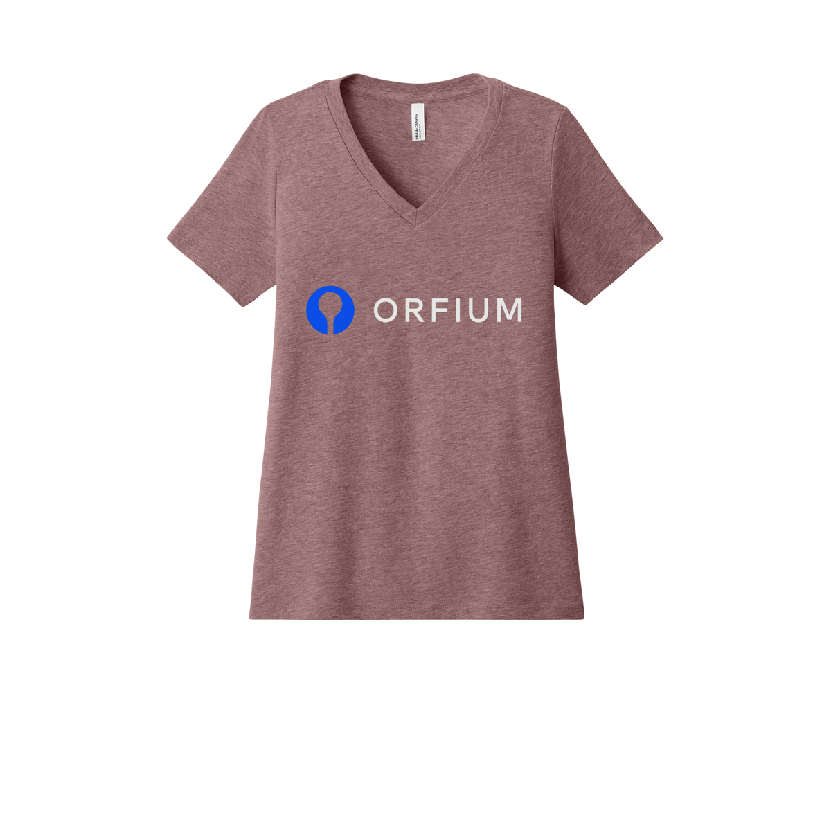 orfium-womens-relaxed-v-neck-tee-dtf-front-6405CVC-heathermauve-flat-front
