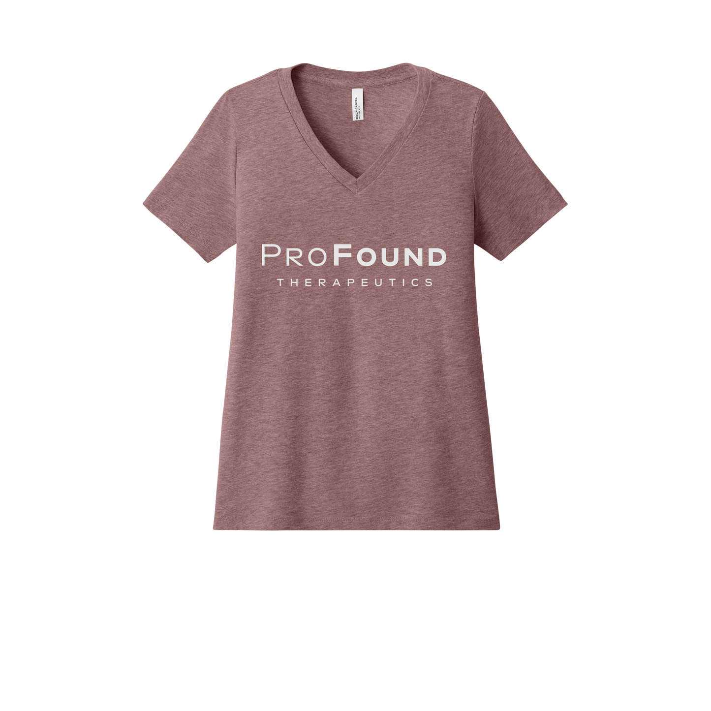 profoundtx-womens-relaxed-v-neck-tee-dtf-front-6405CVC-heathermauve-flat-front