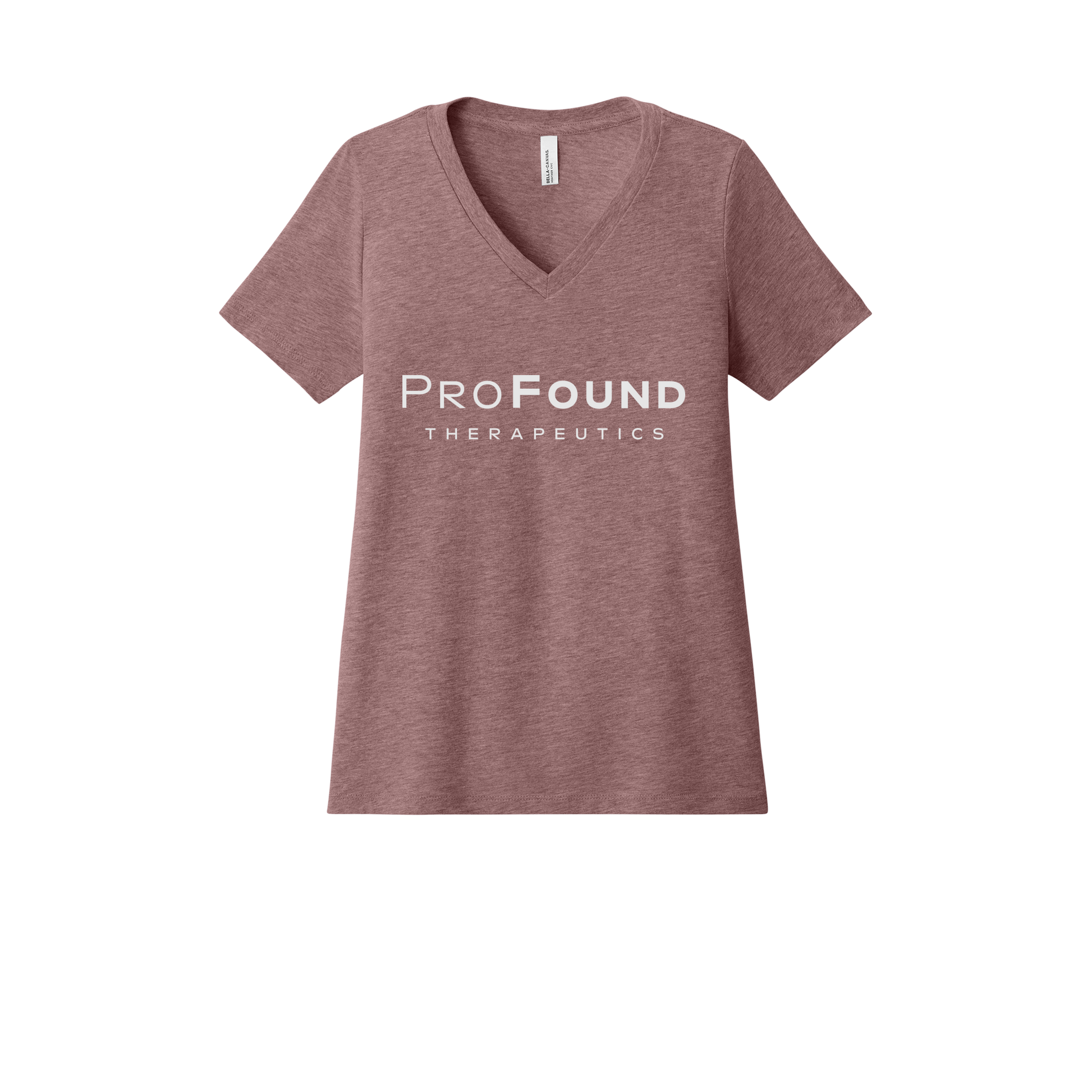 profoundtx-womens-relaxed-v-neck-tee-dtf-front-6405CVC-heathermauve-flat-front