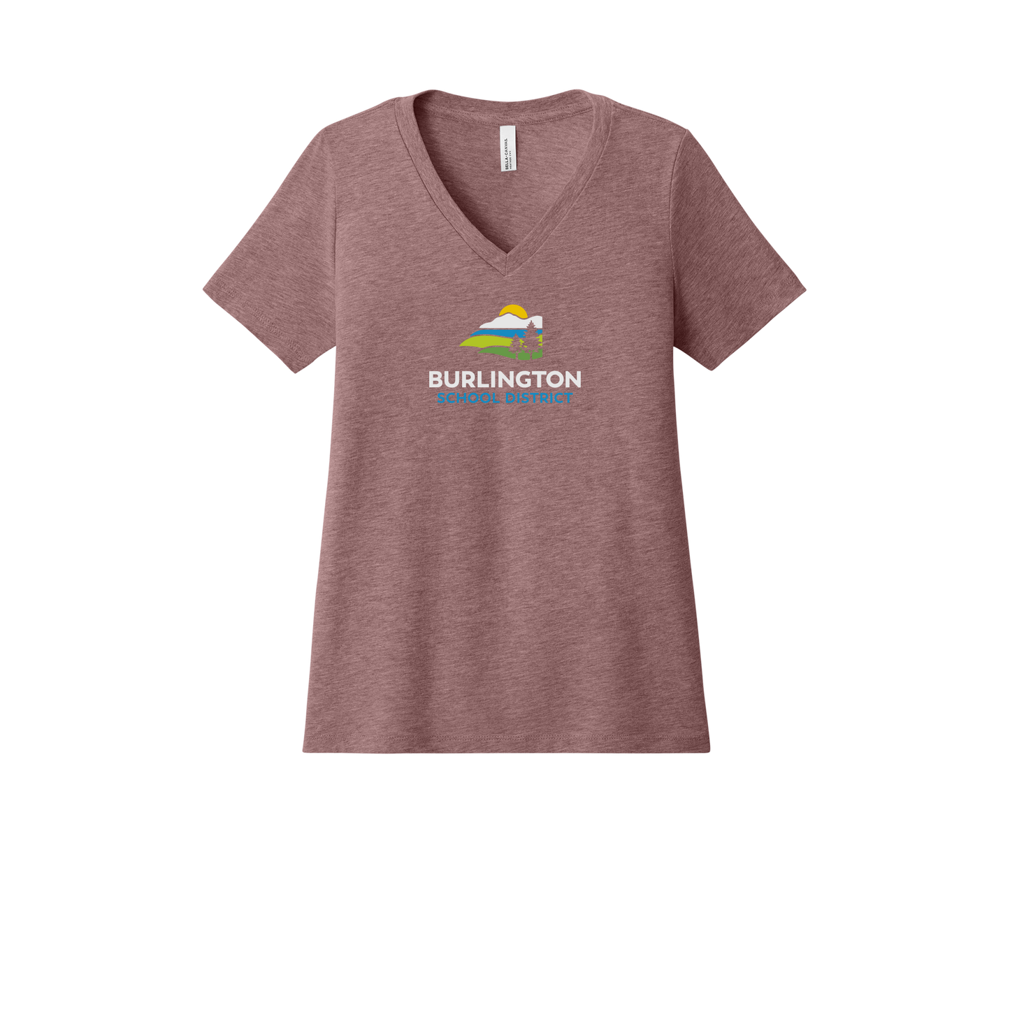 bsdvt-womens-relaxed-v-neck-tee-dtf-front-6405CVC-heathermauve-flat-front