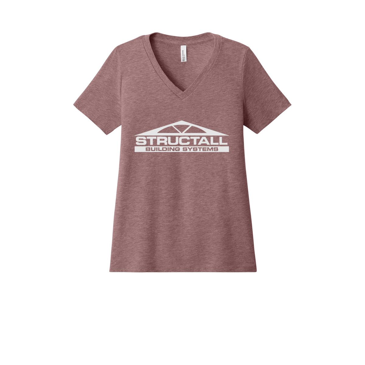 structall-womens-relaxed-v-neck-tee-dtf-front-6405CVC-heathermauve-flat-front