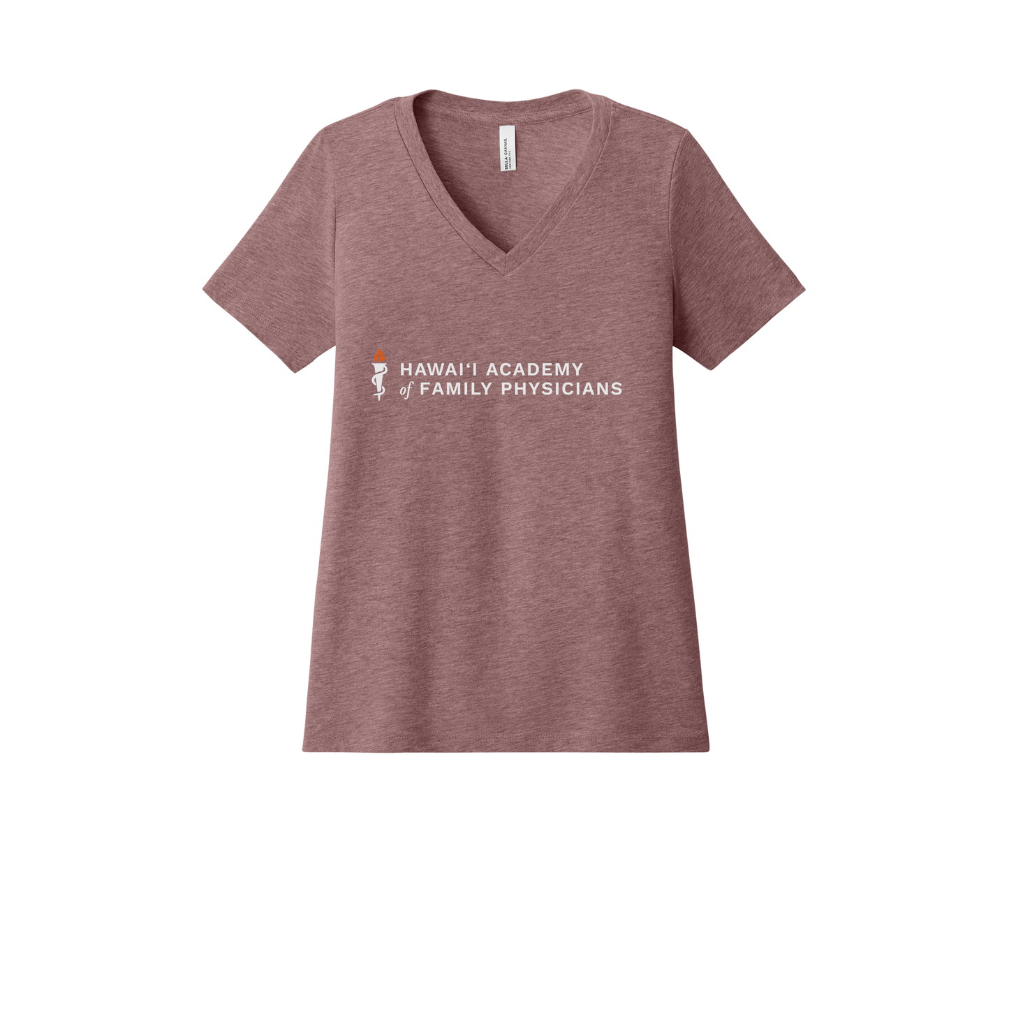 hafp-womens-relaxed-v-neck-tee-dtf-front-6405CVC-heathermauve-flat-front
