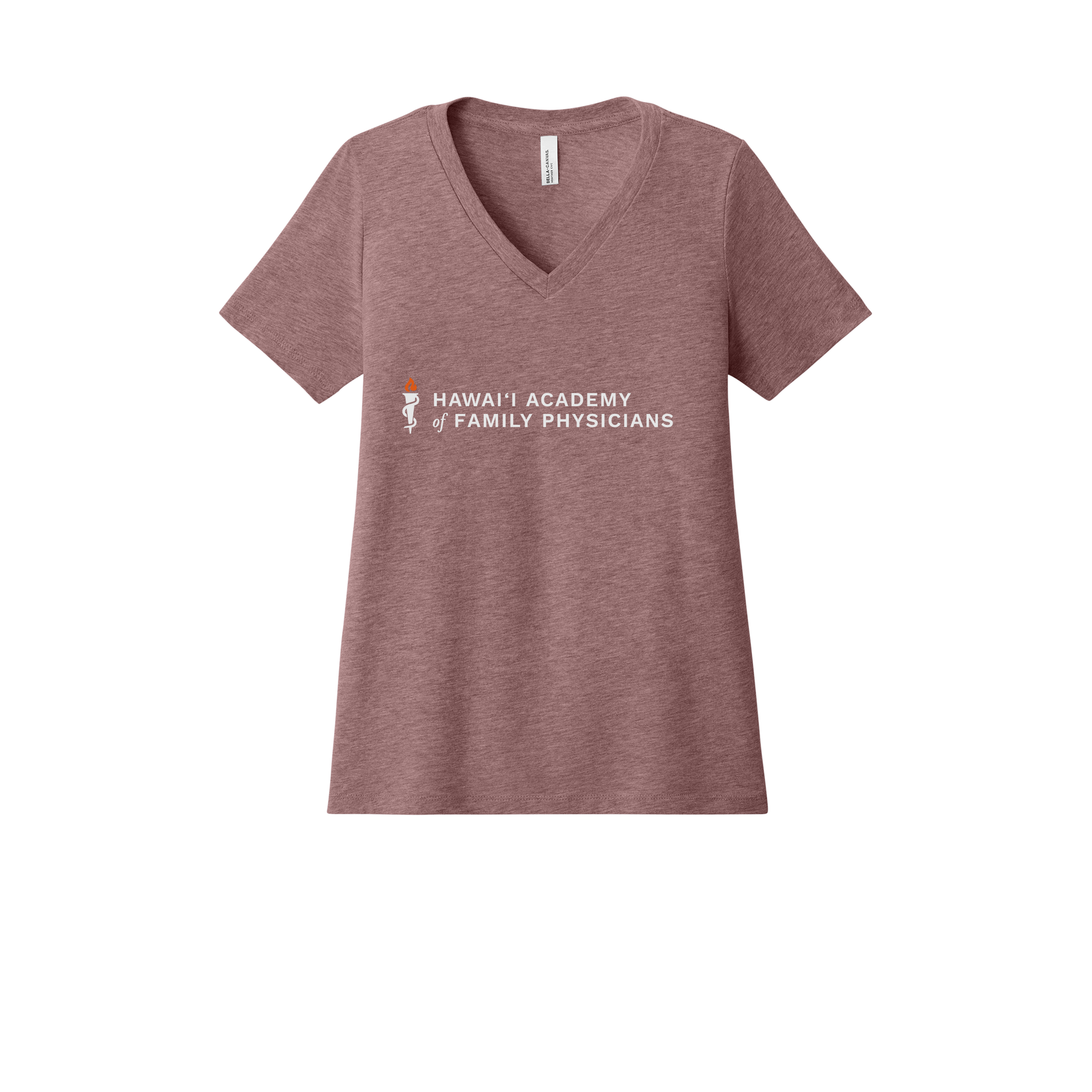 hafp-womens-relaxed-v-neck-tee-dtf-front-6405CVC-heathermauve-flat-front