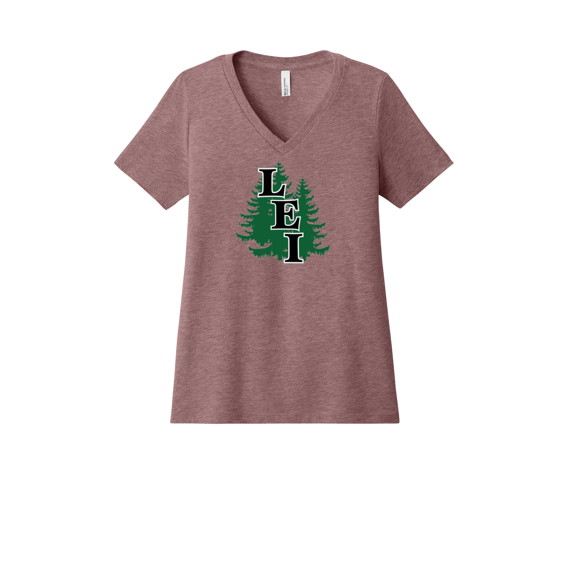 leisite-womens-relaxed-v-neck-tee-dtf-front-6405CVC-heathermauve-flat-front
