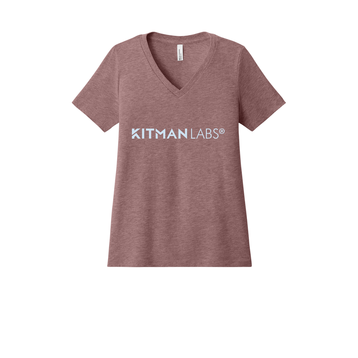 kitmanlabs-womens-relaxed-v-neck-tee-dtf-front-6405CVC-heathermauve-flat-front