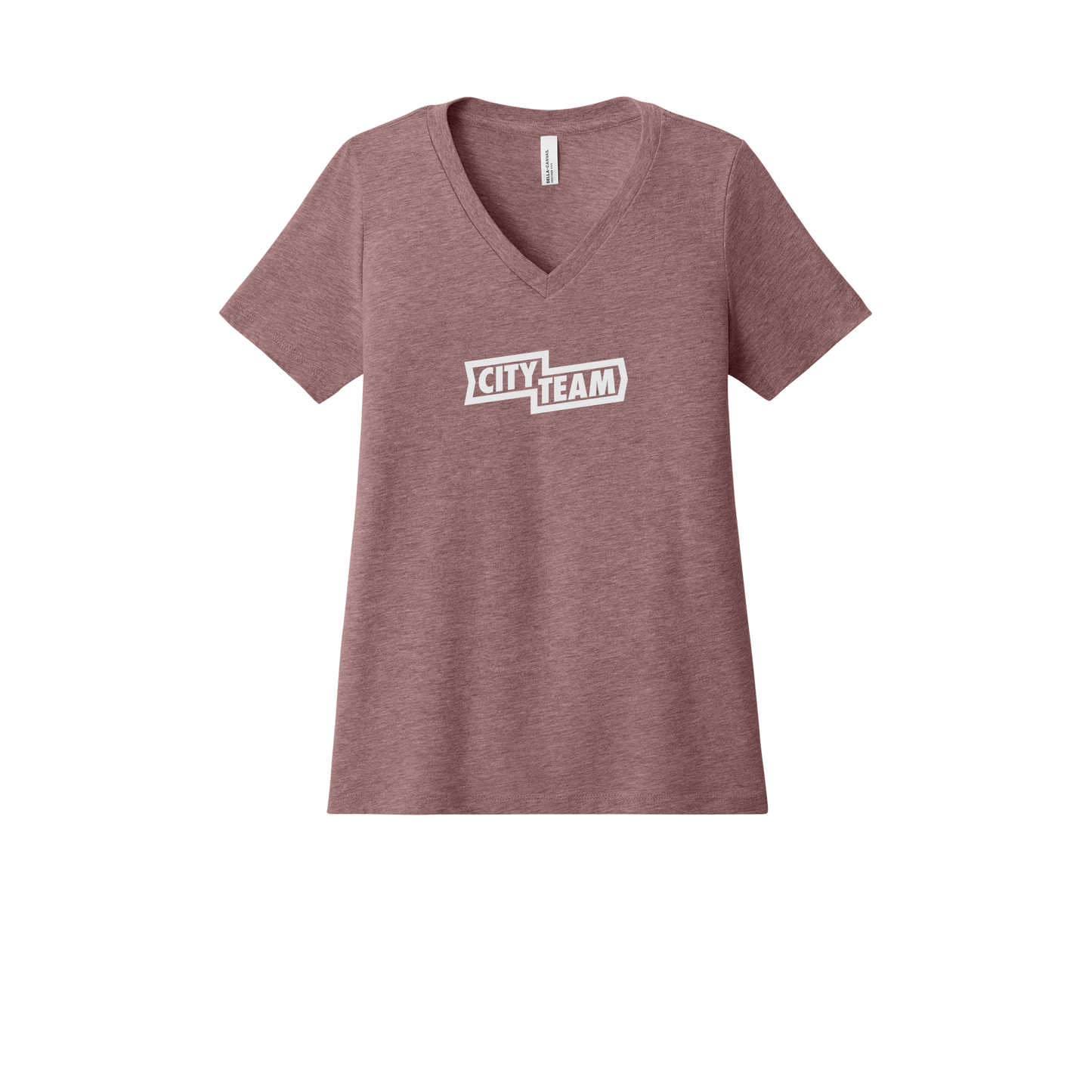 cityteam-womens-relaxed-v-neck-tee-dtf-front-6405CVC-heathermauve-flat-front