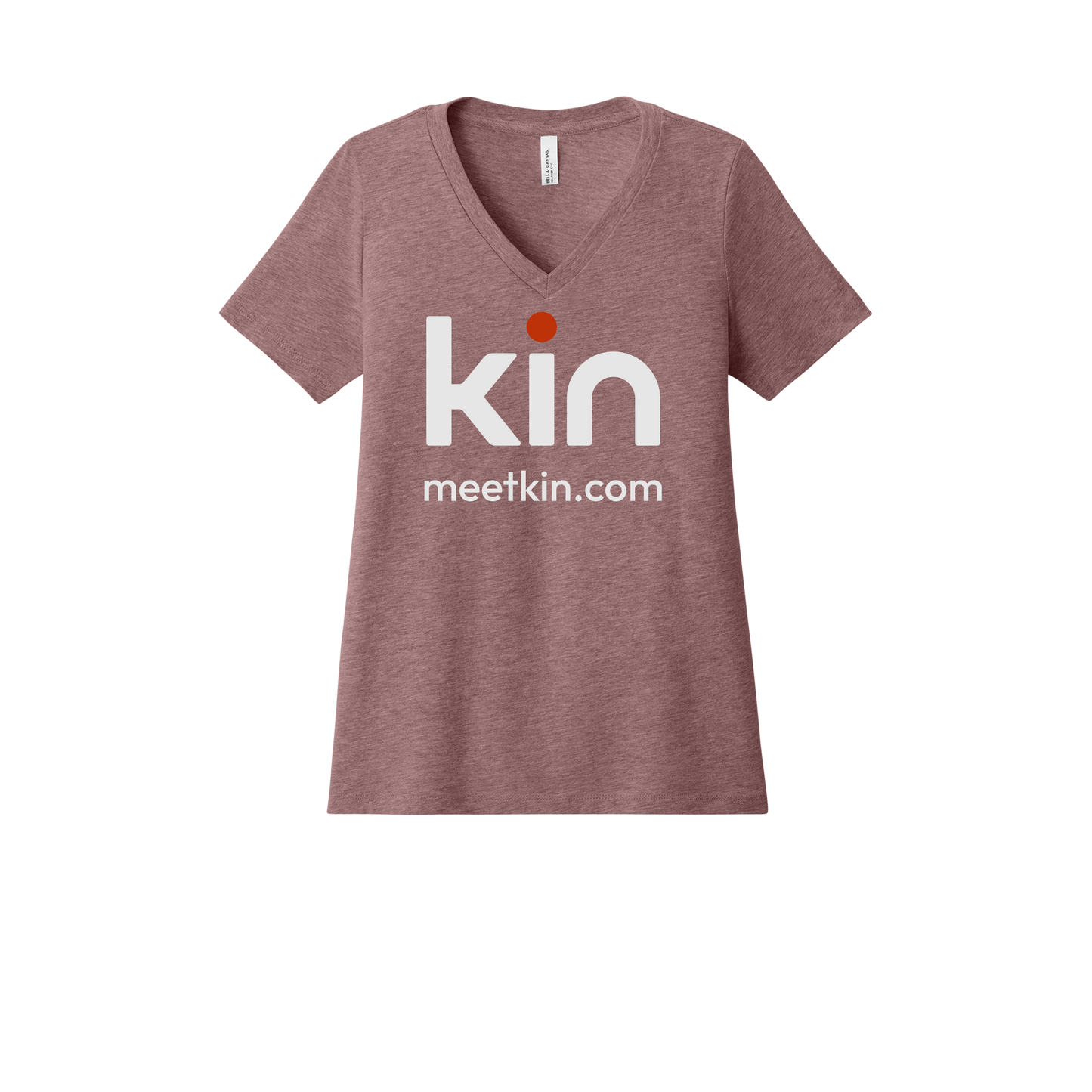 kin-womens-relaxed-v-neck-tee-dtf-front-6405CVC-heathermauve-flat-front