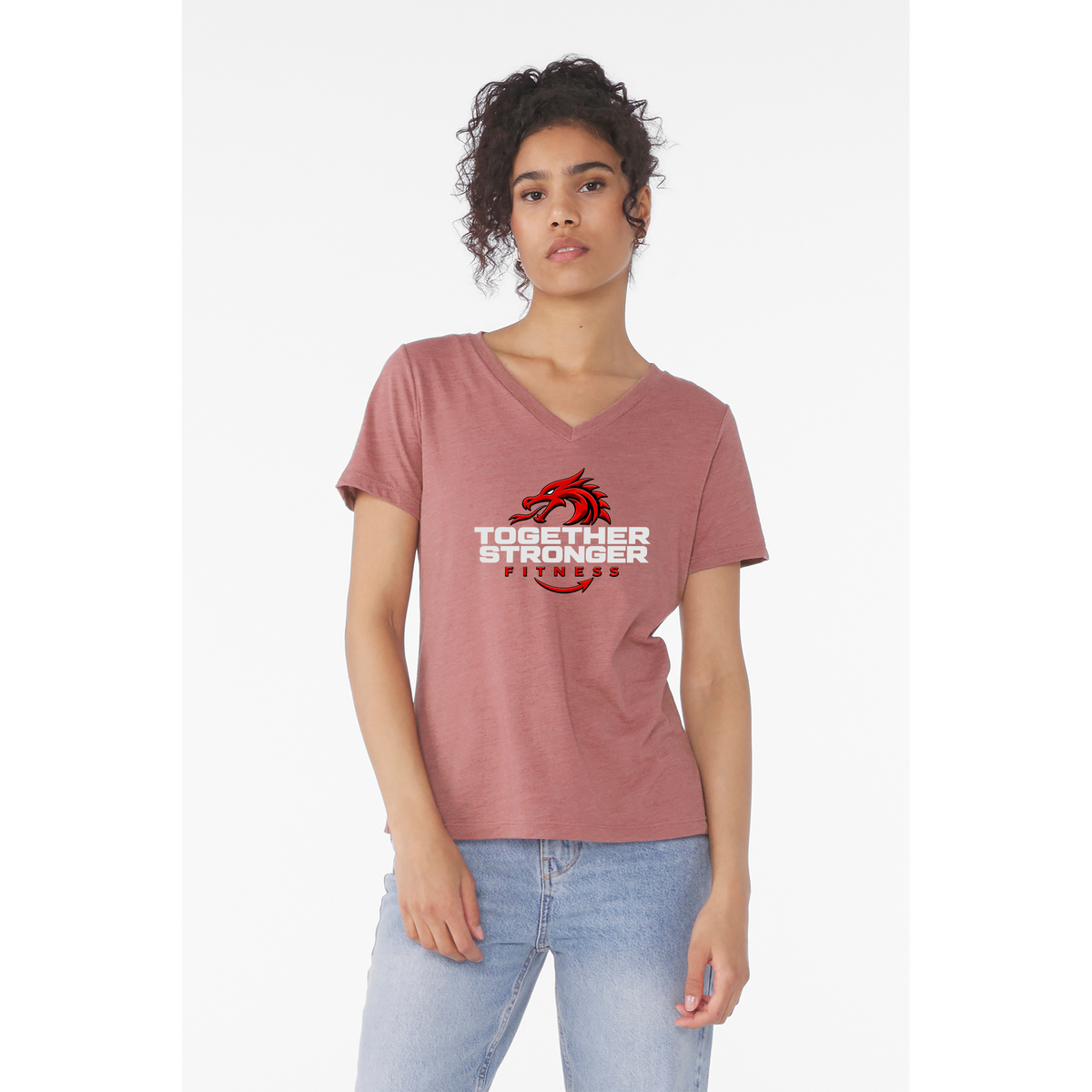 togetherstrongerfitness-womens-relaxed-v-neck-tee-primary-mockup