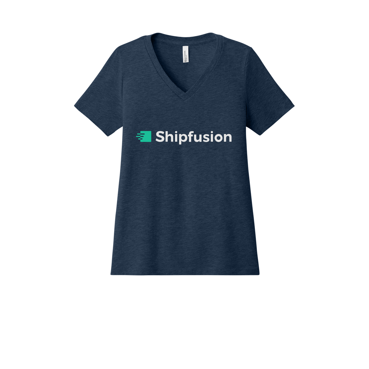 shipfusion-womens-relaxed-v-neck-tee-dtf-front-6405CVC-heathernavy-flat-front