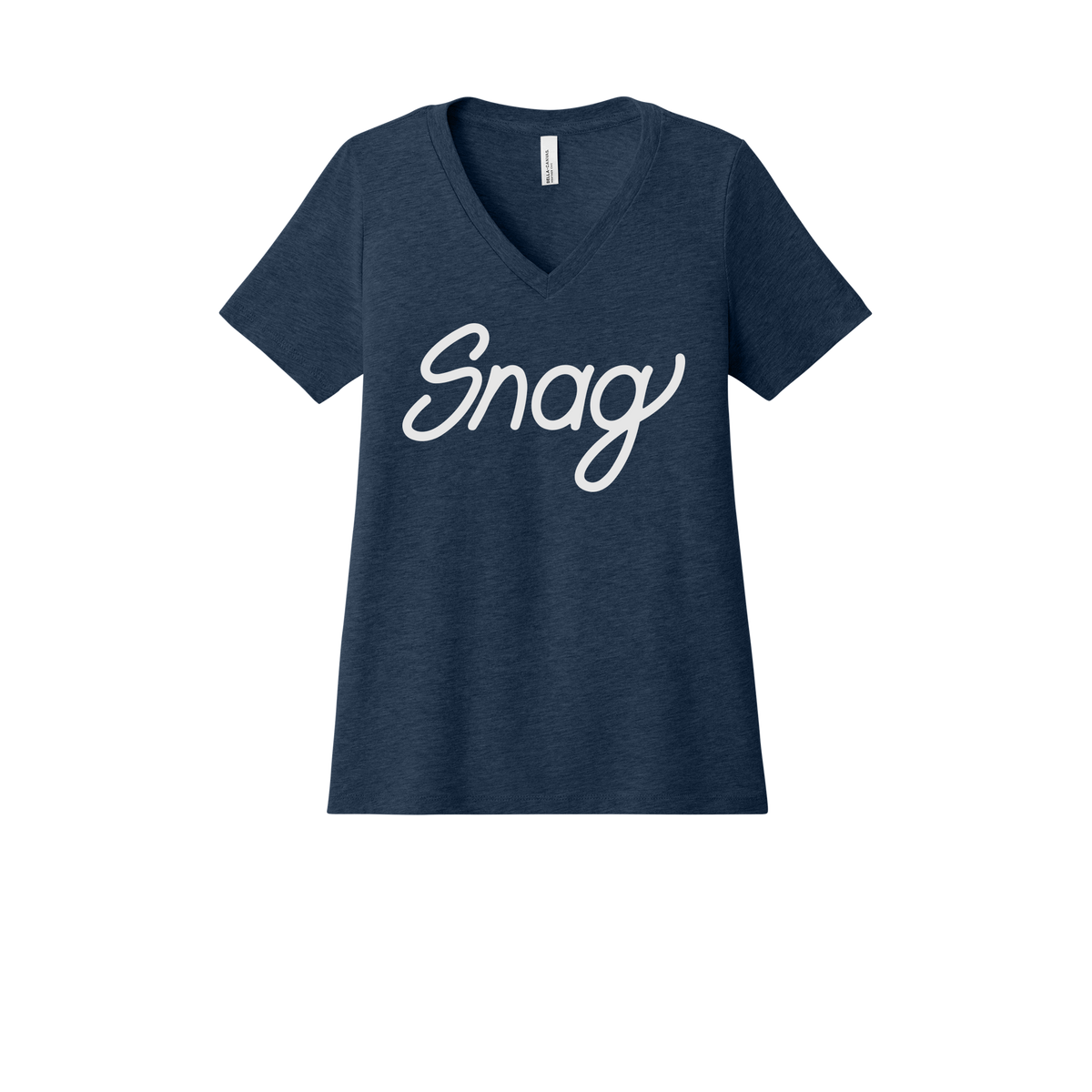 snagdelivery-womens-relaxed-v-neck-tee-dtf-front-6405CVC-heathernavy-flat-front