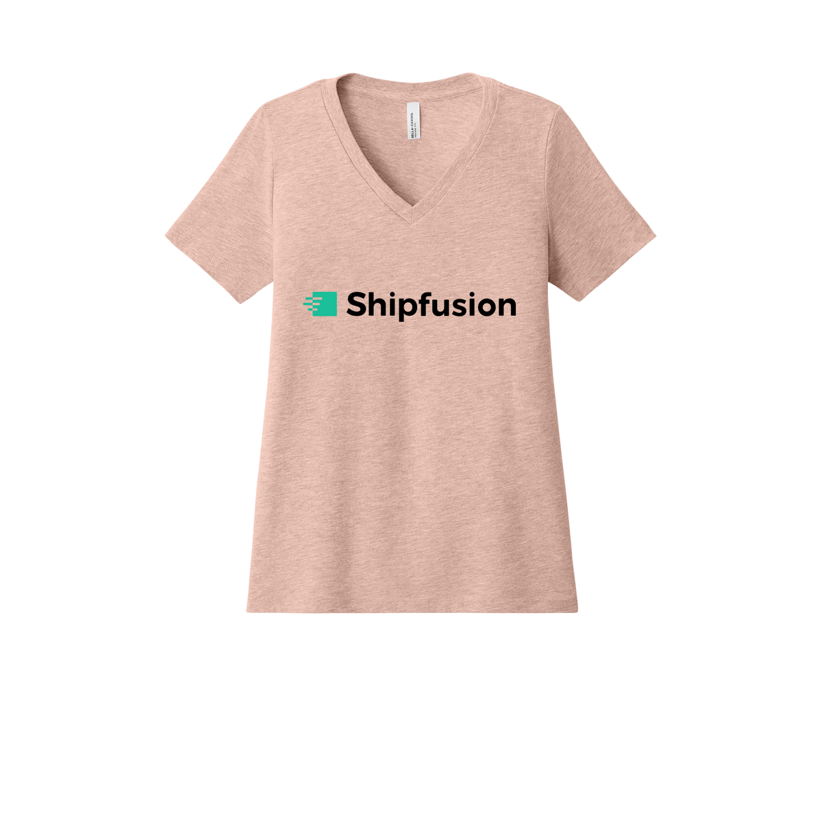 shipfusion-womens-relaxed-v-neck-tee-dtf-front-6405CVC-heatherpeach-flat-front