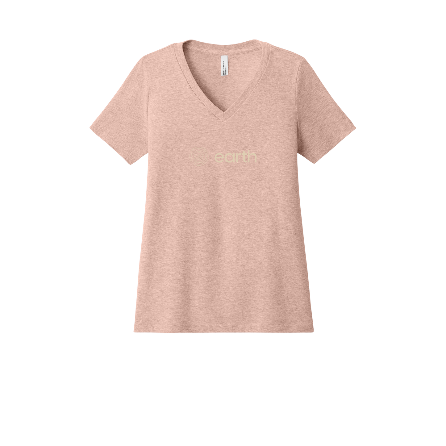 earthfuneral-womens-relaxed-v-neck-tee-dtf-front-6405CVC-heatherpeach-flat-front
